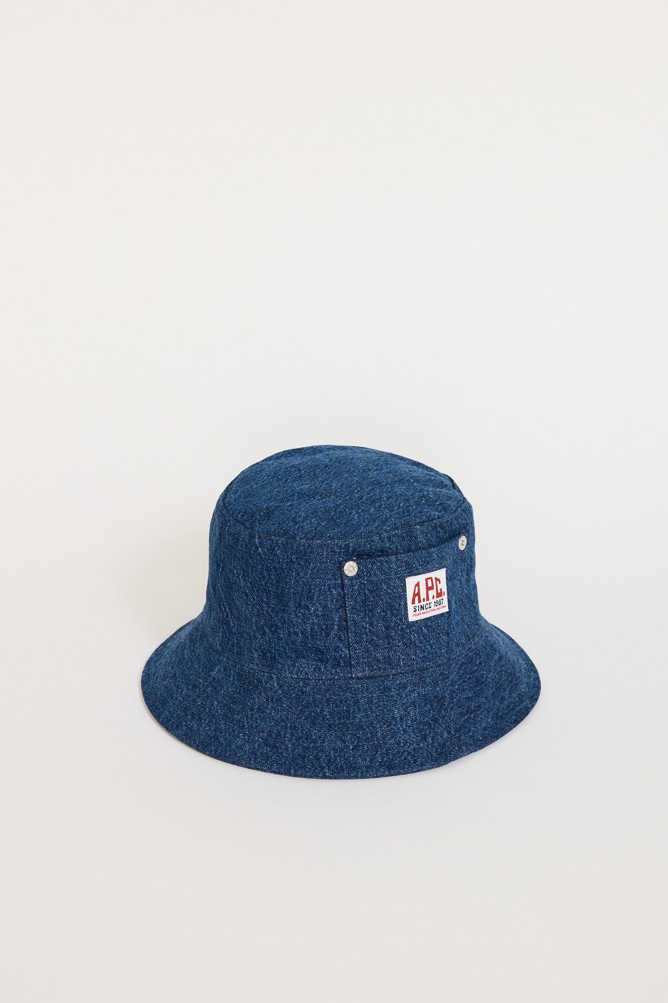 Bob Thais Carpenter Bucket Hat Washed Indigo