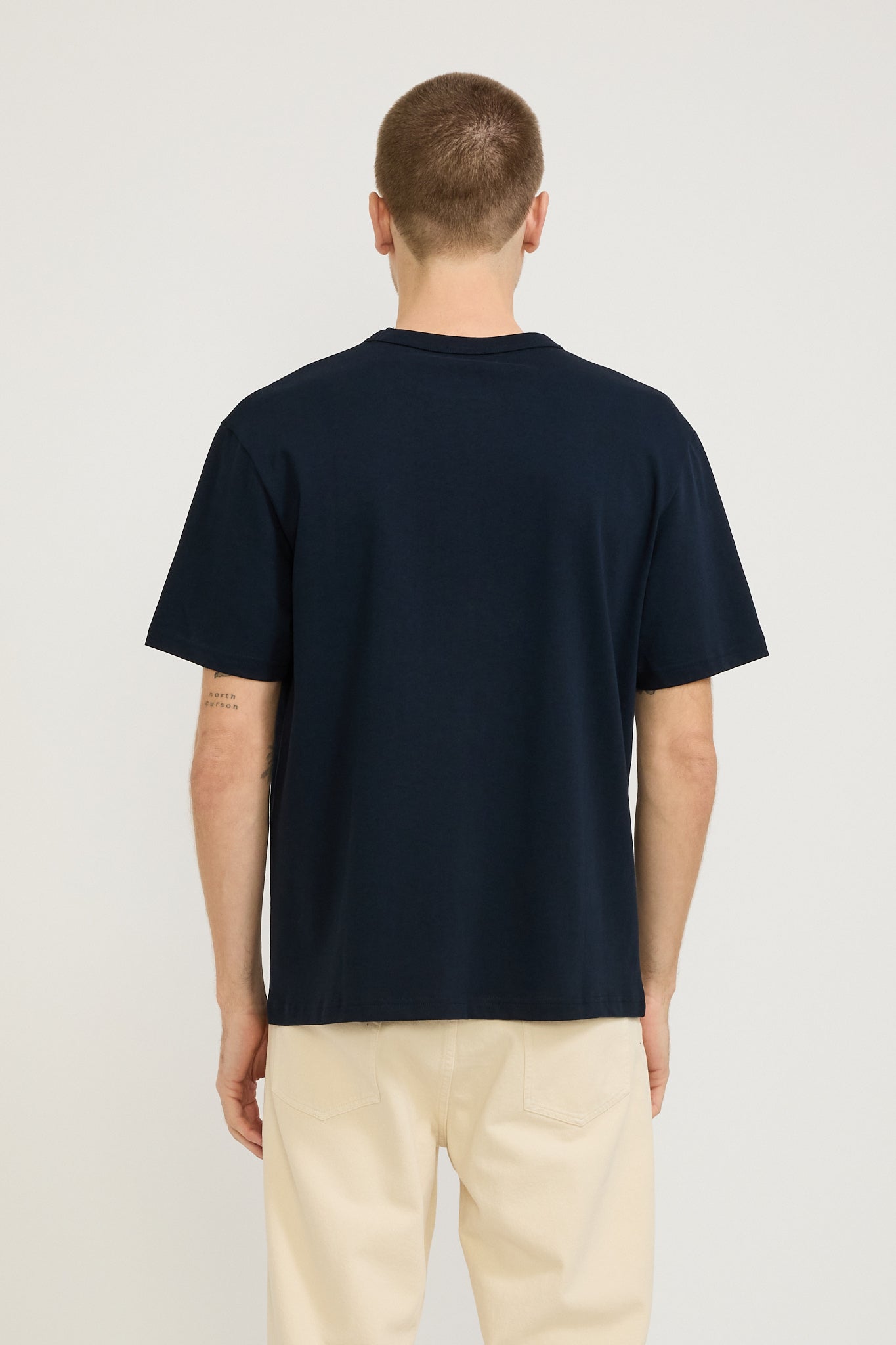 A.P.C. | Boxy Petit VPC T-Shirt Dark Navy/Ecru | Maplestore