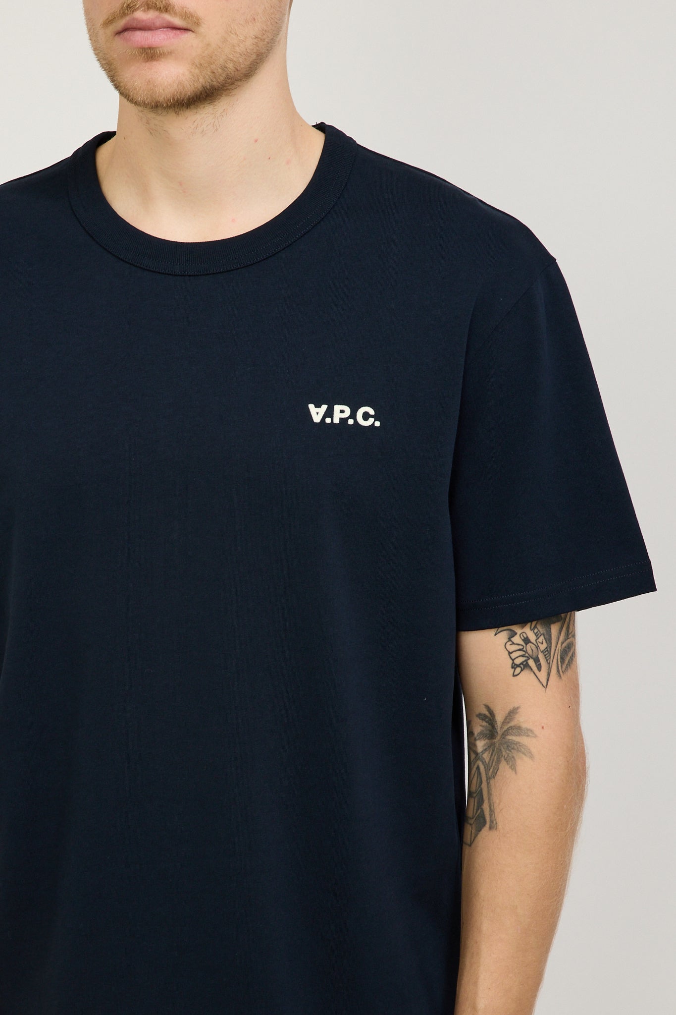 A.P.C. | Boxy Petit VPC T-Shirt Dark Navy/Ecru | Maplestore