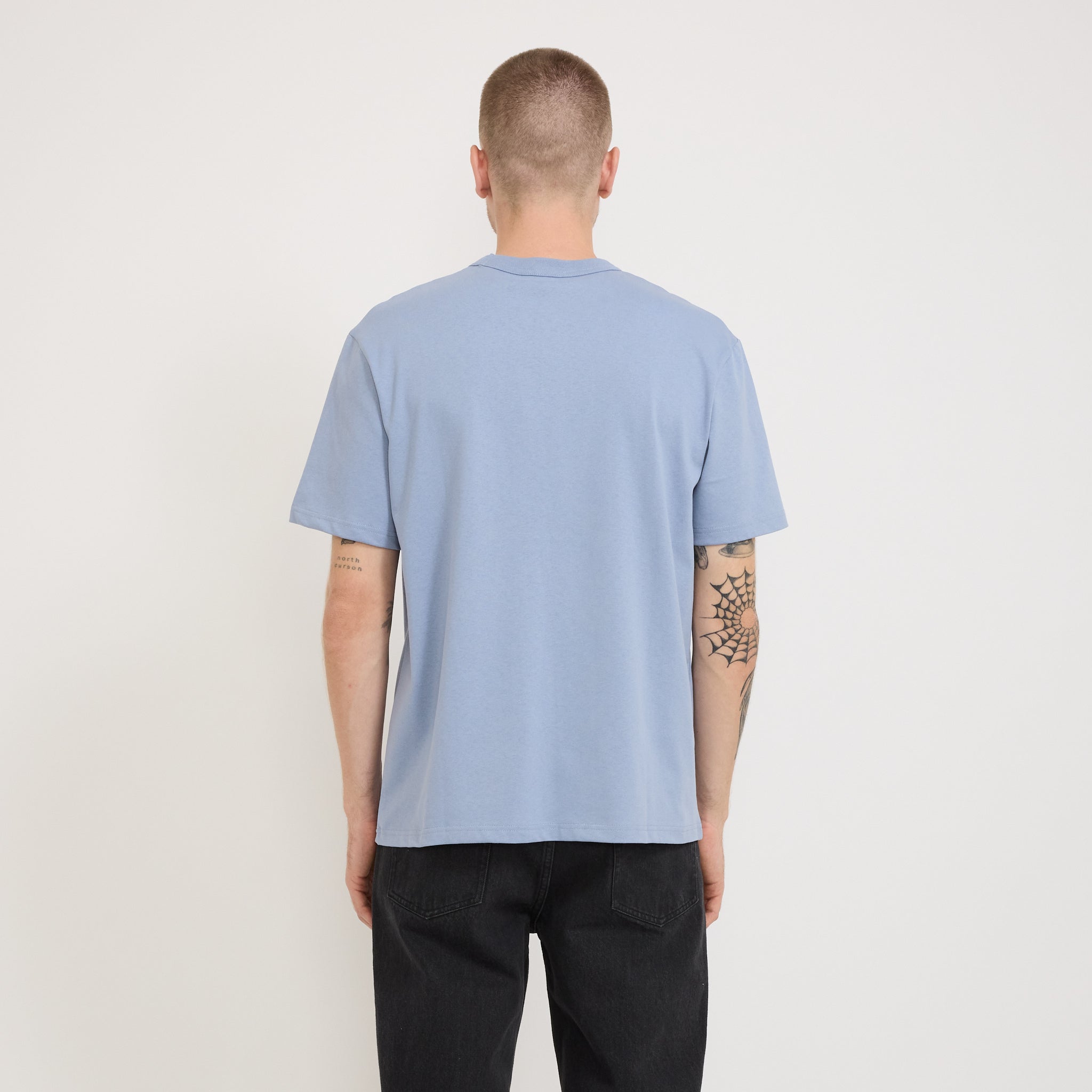 A.P.C. | Boxy Petit VPC T-Shirt Blue Grey/Dark Navy | Maplestore