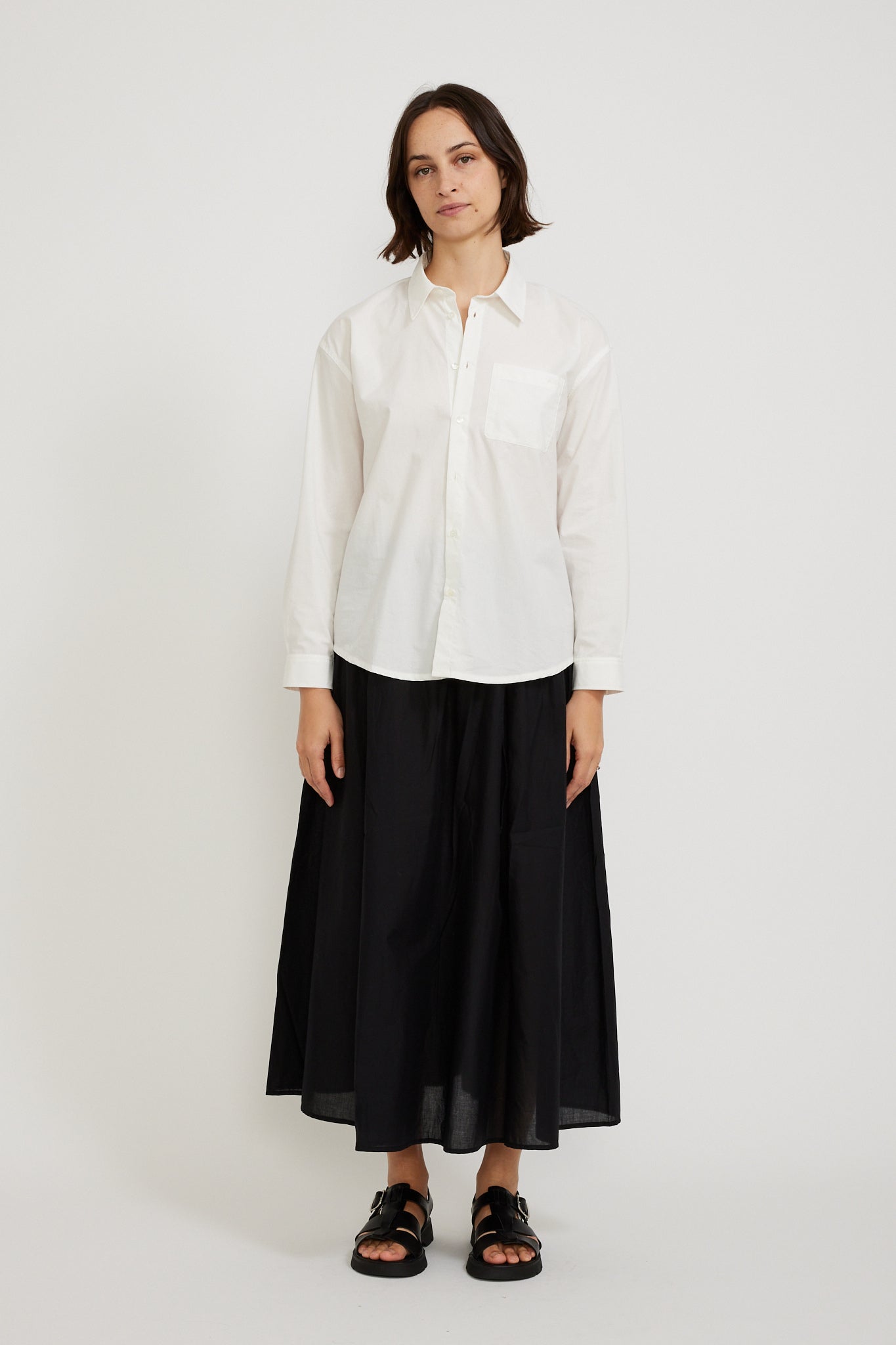 A.P.C. | Boyfriend Logo Shirt White | Maplestore