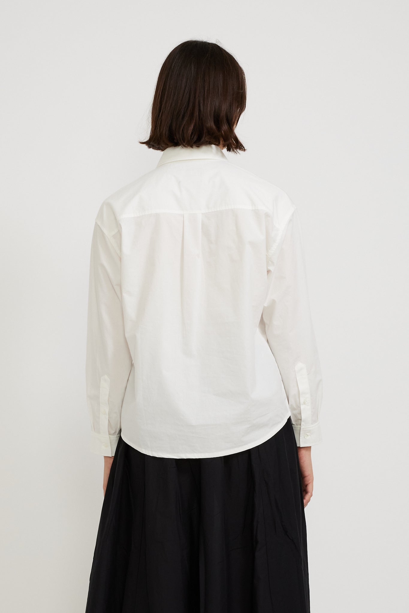 A.P.C. | Boyfriend Logo Shirt White | Maplestore