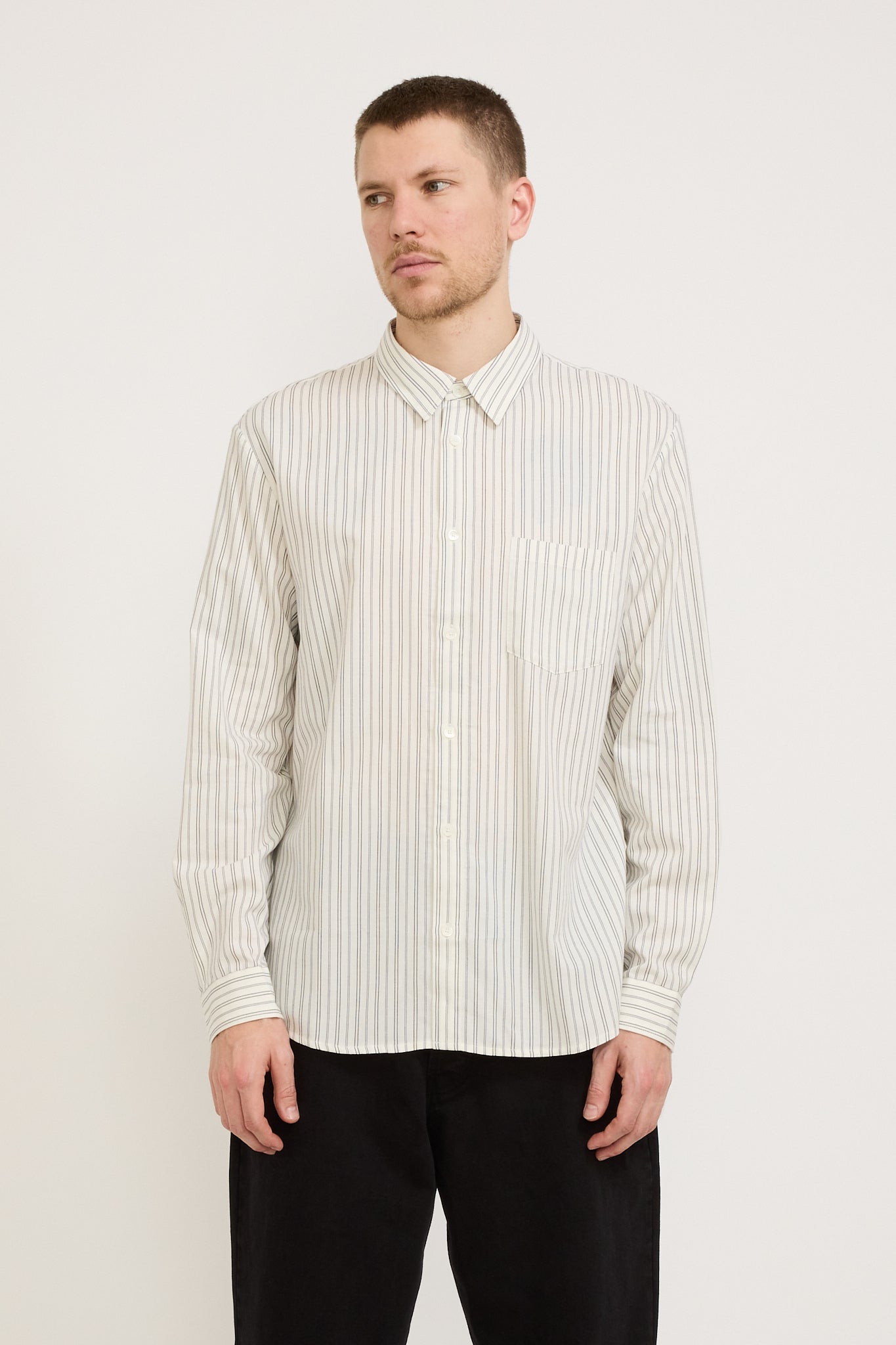 A.P.C. | Clement Shirt Dark Navy | Maplestore