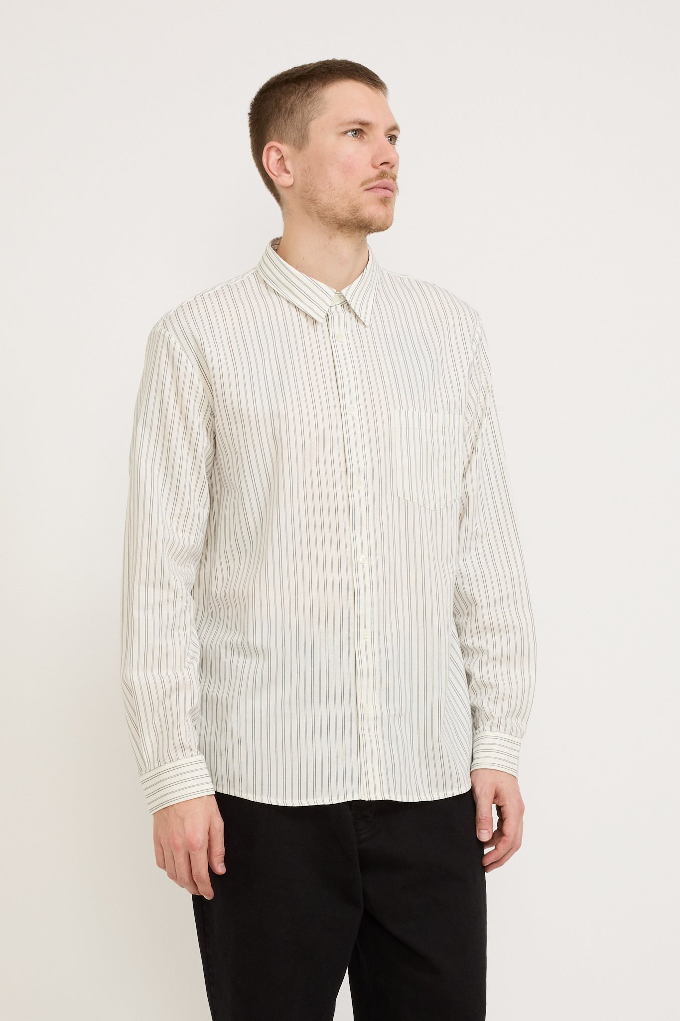 A.P.C. | Clement Shirt Dark Navy | Maplestore