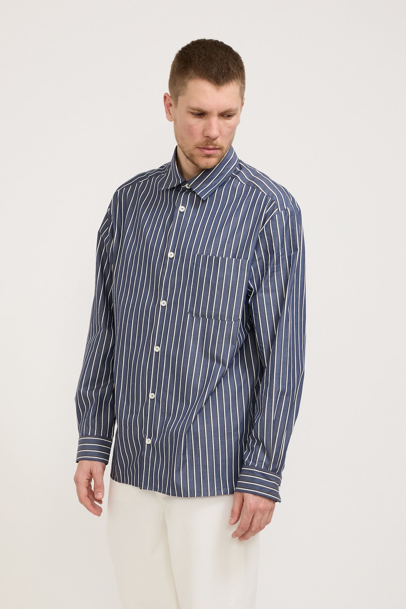 Malo Shirt Dark Navy