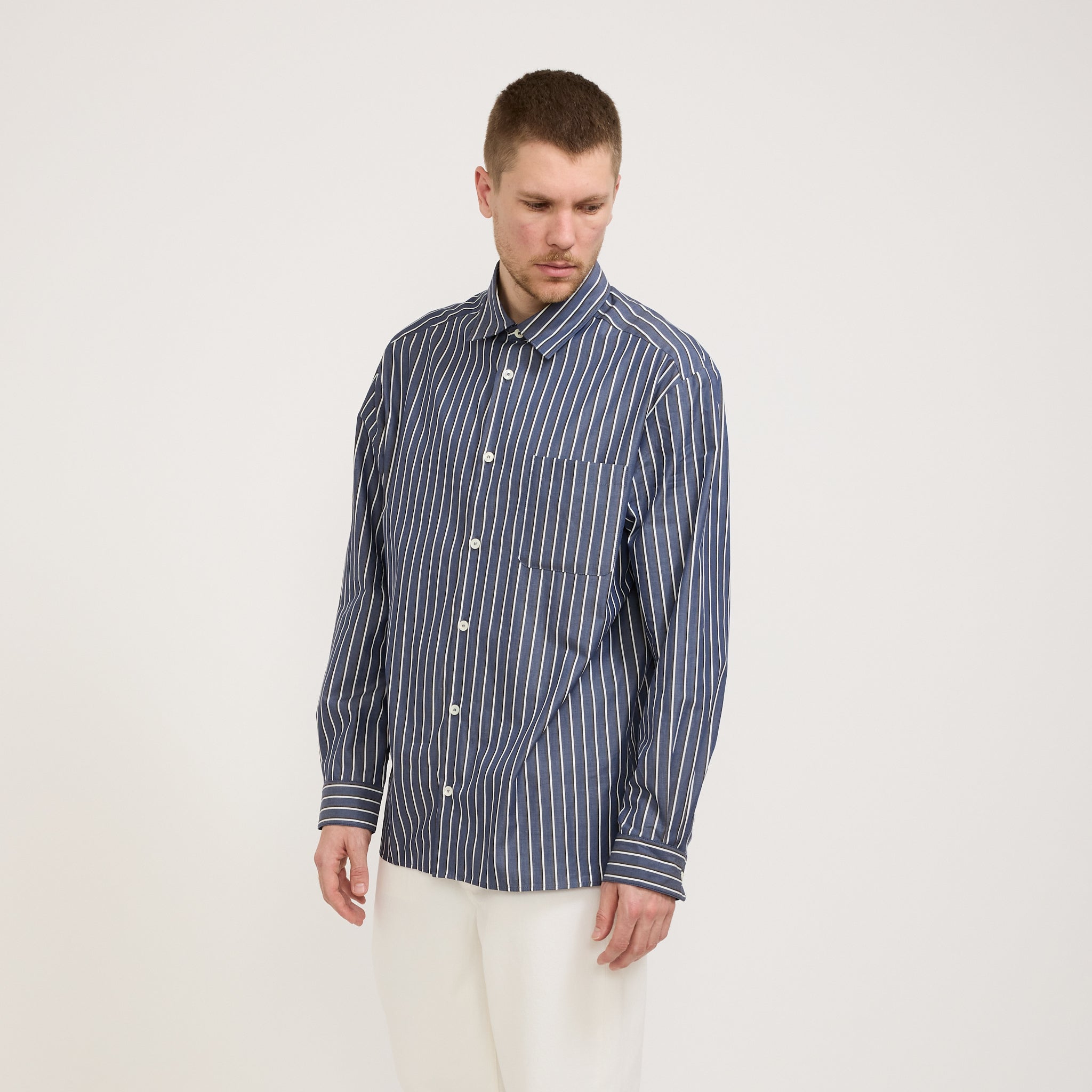 Malo Shirt Dark Navy