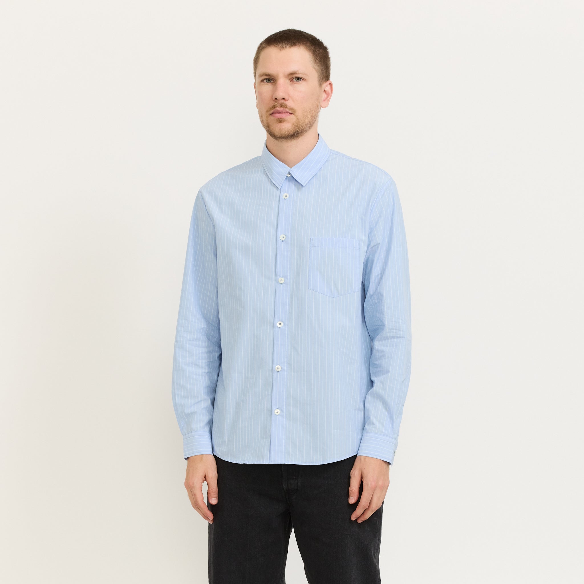 A.P.C. | Clement Shirt Blue | Maplestore