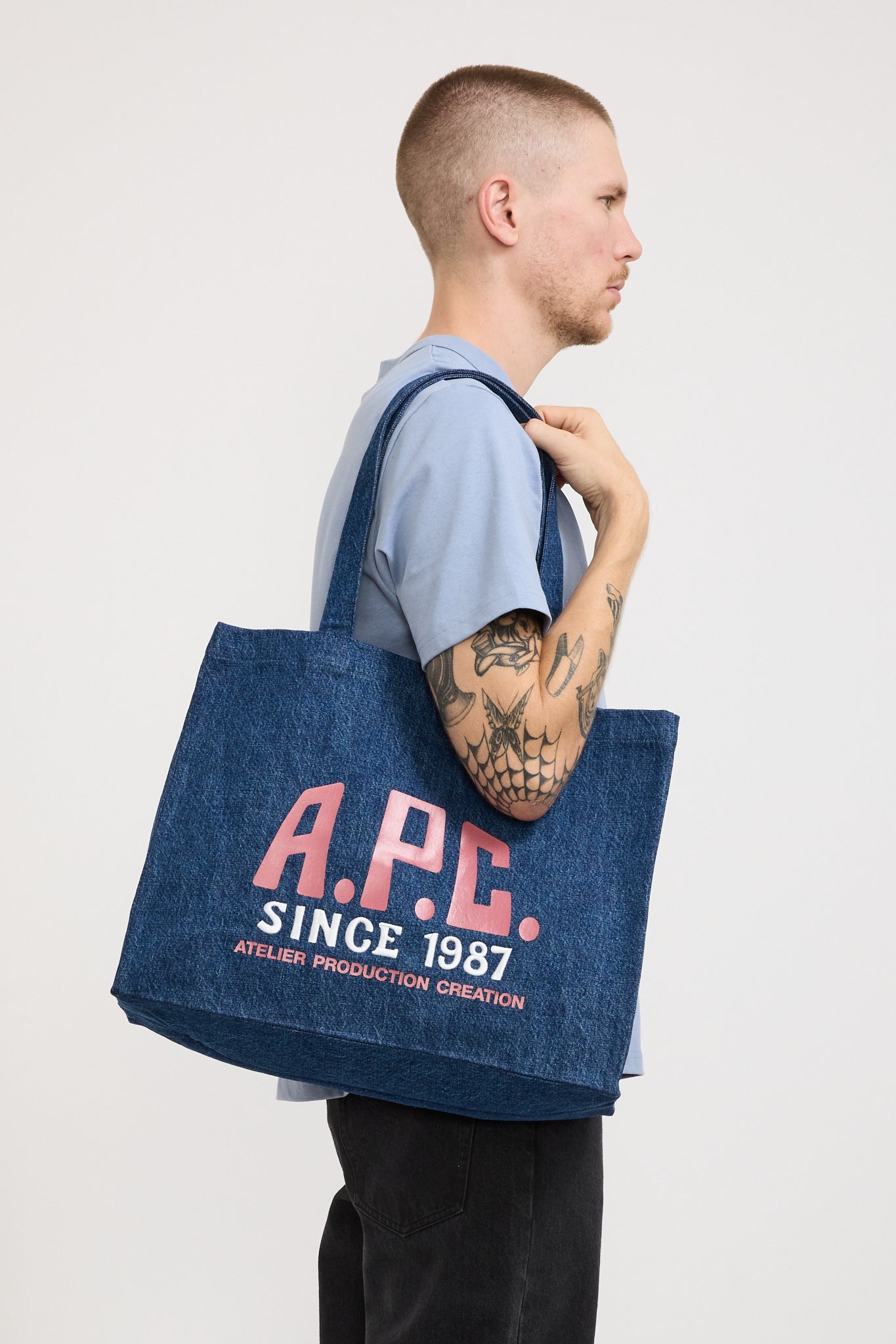 Diane Carpenter Shopping Tote Washed Indigo