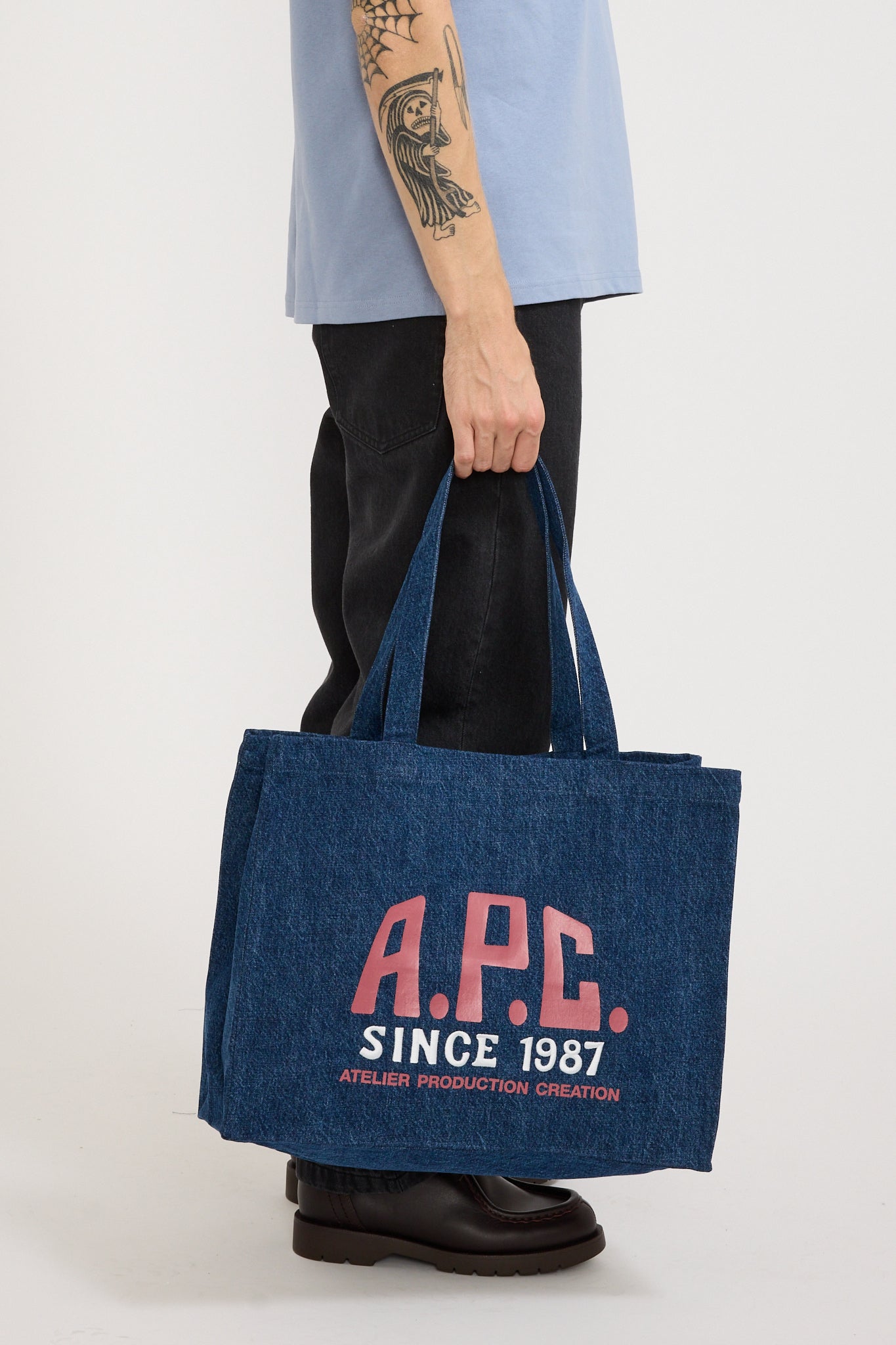 Diane Carpenter Shopping Tote Washed Indigo