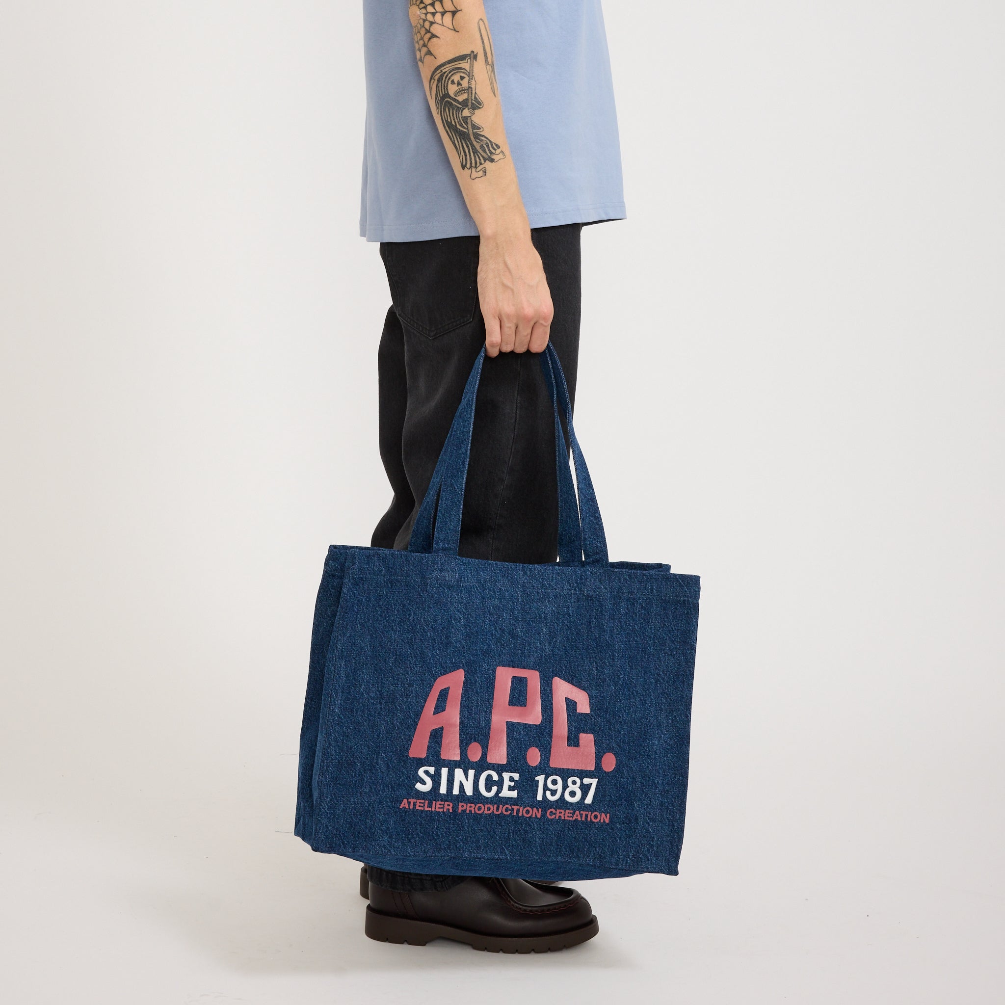 Diane Carpenter Shopping Tote Washed Indigo