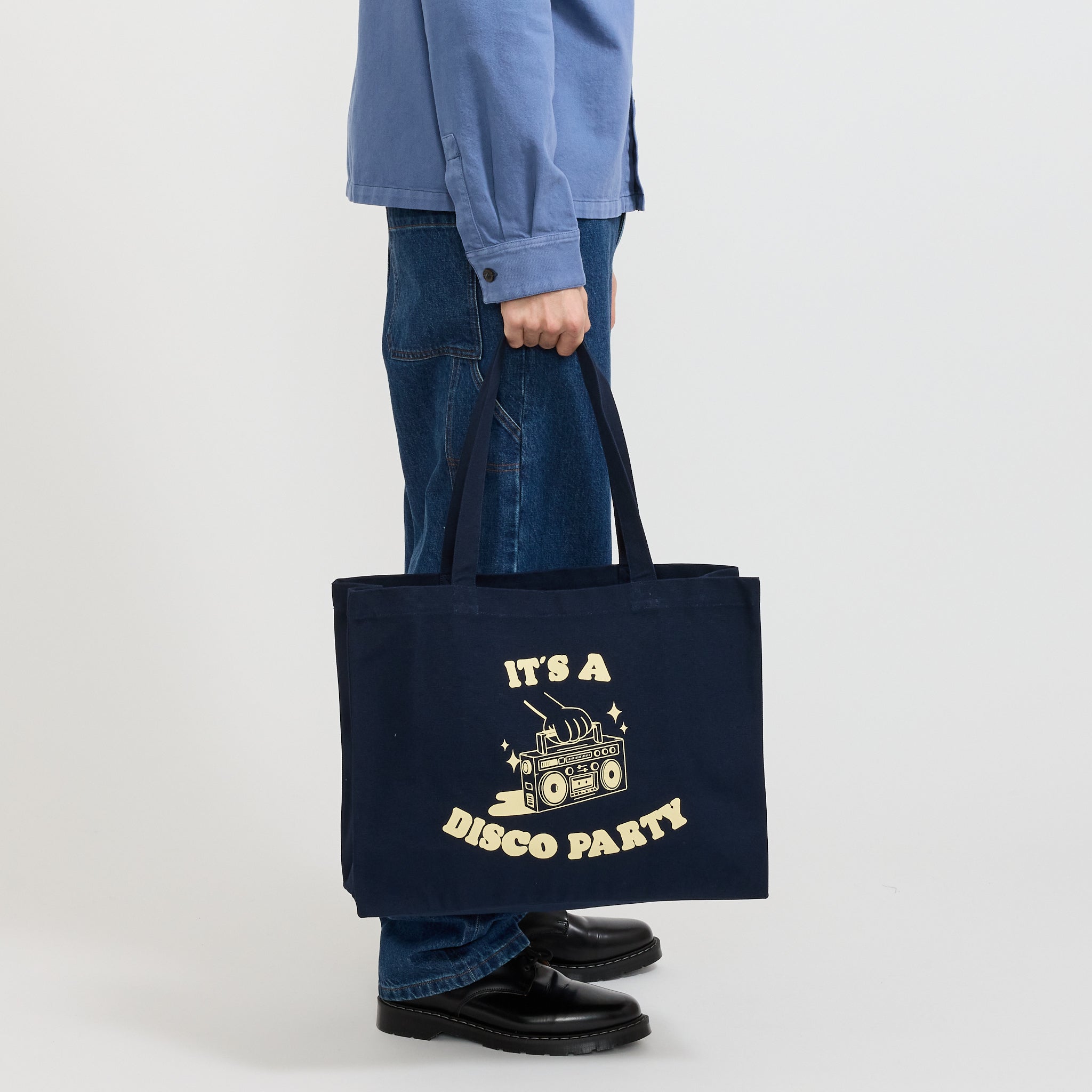 Diane Shopping Tote Disco Dark Navy