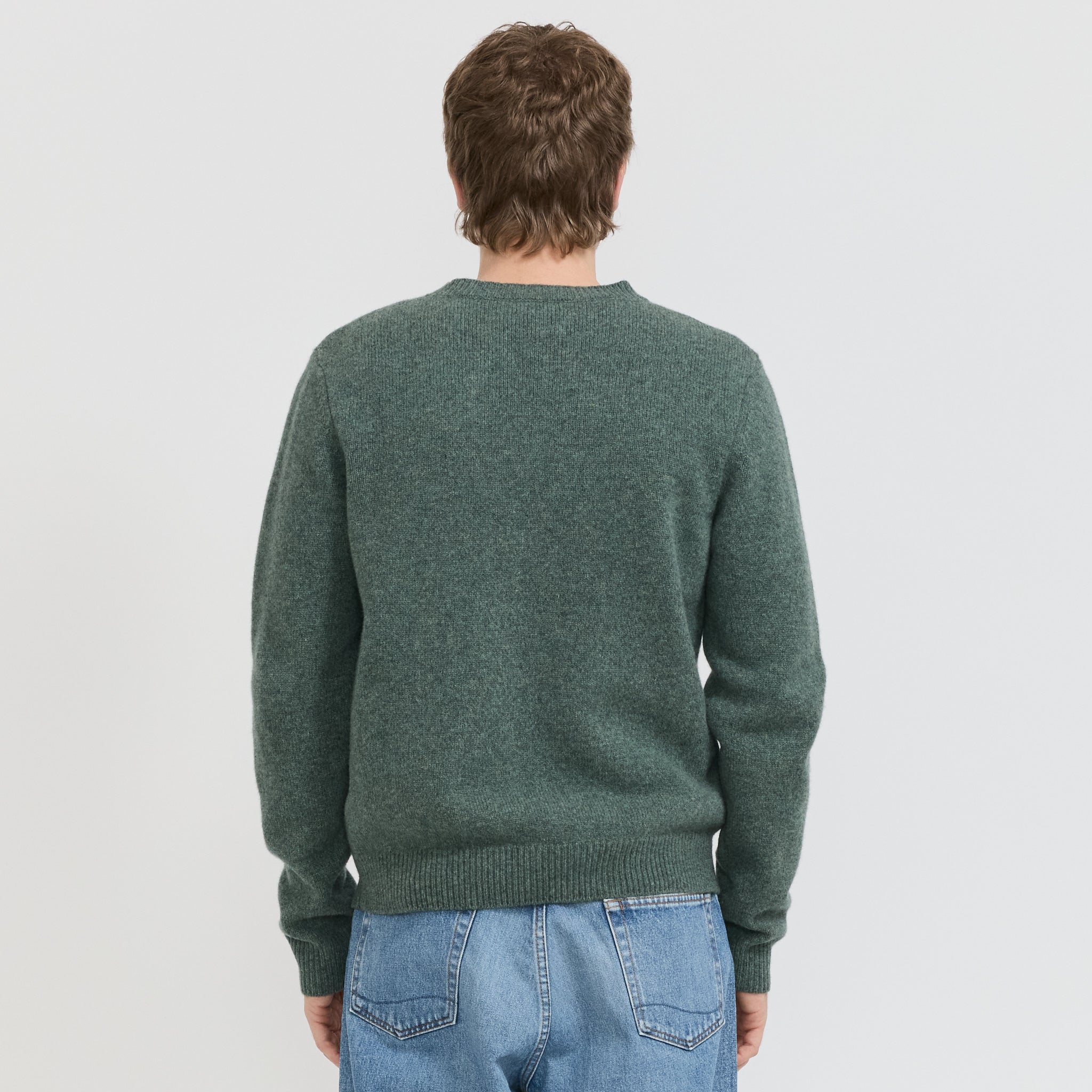 Edmond Knit Heathered Green