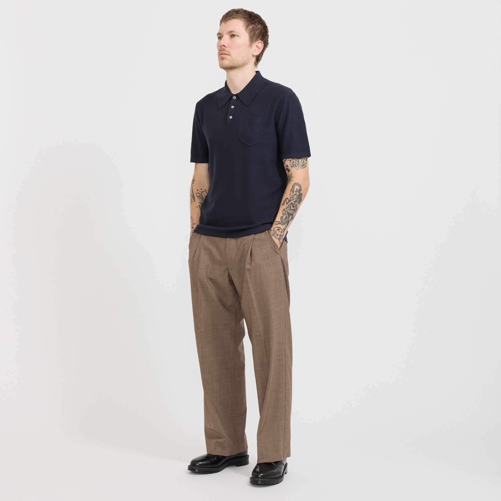 A.P.C. | Eliot Polo Dark Navy | Maplestore