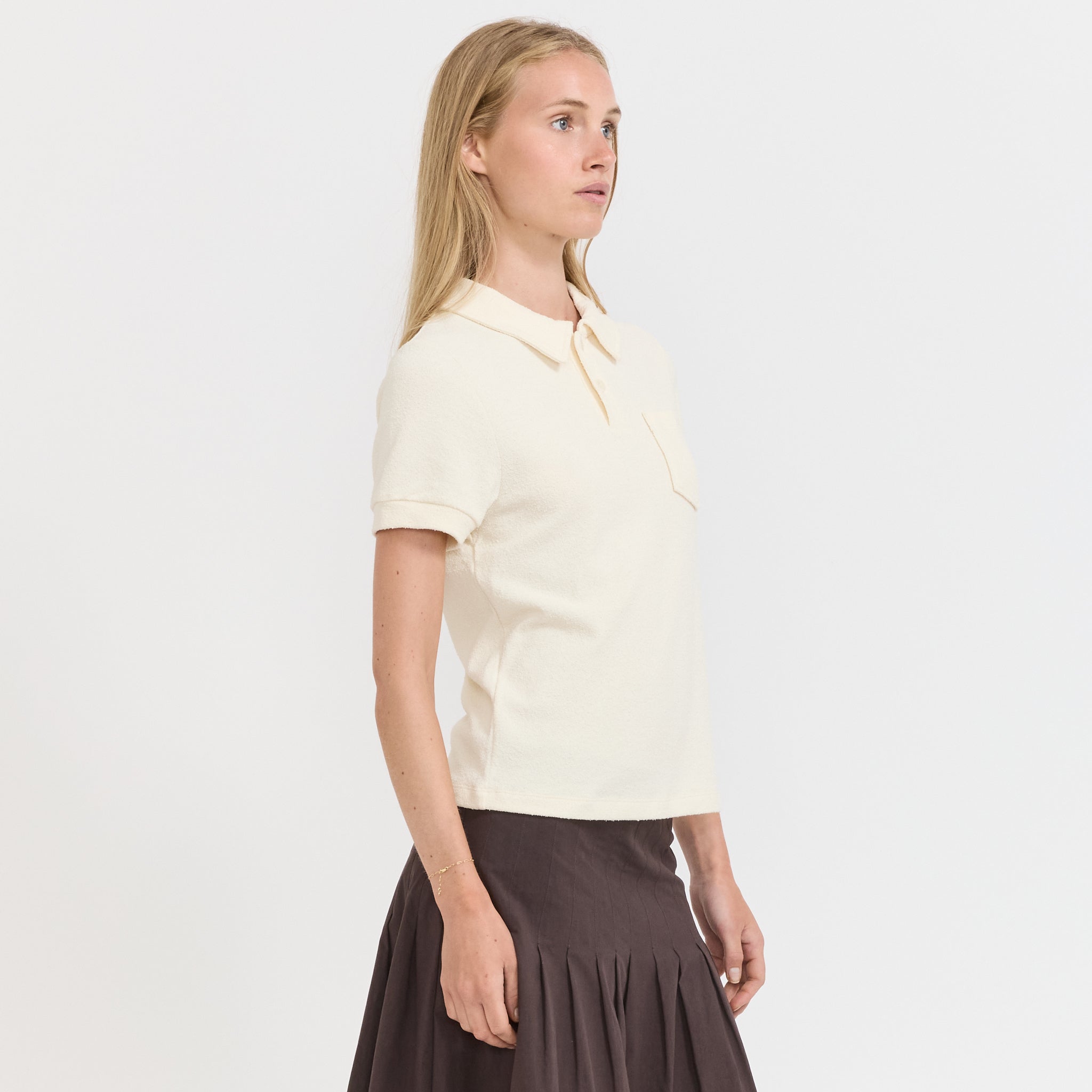 A.P.C. | Ella Polo Ecru | Maplestore