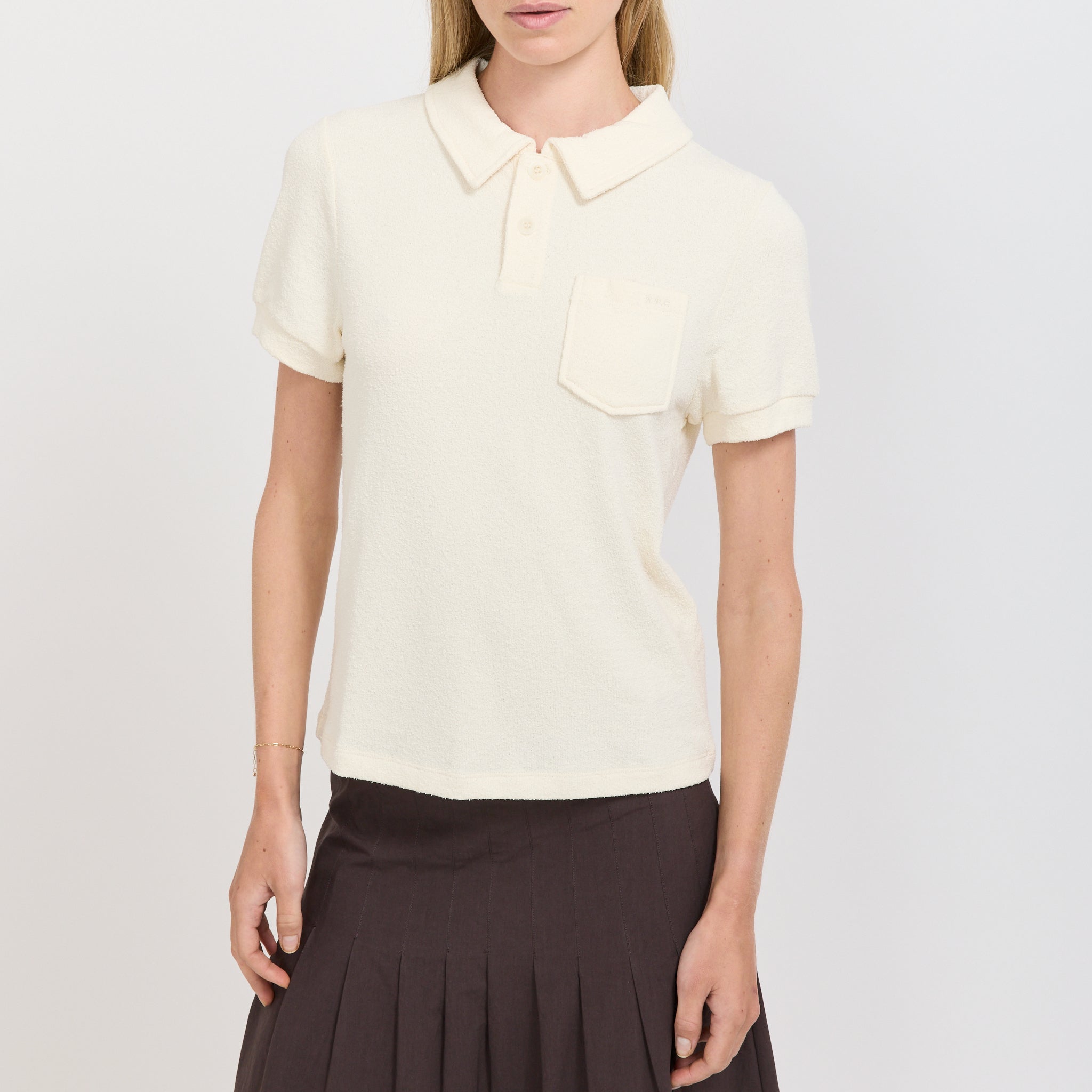 A.P.C. | Ella Polo Ecru | Maplestore