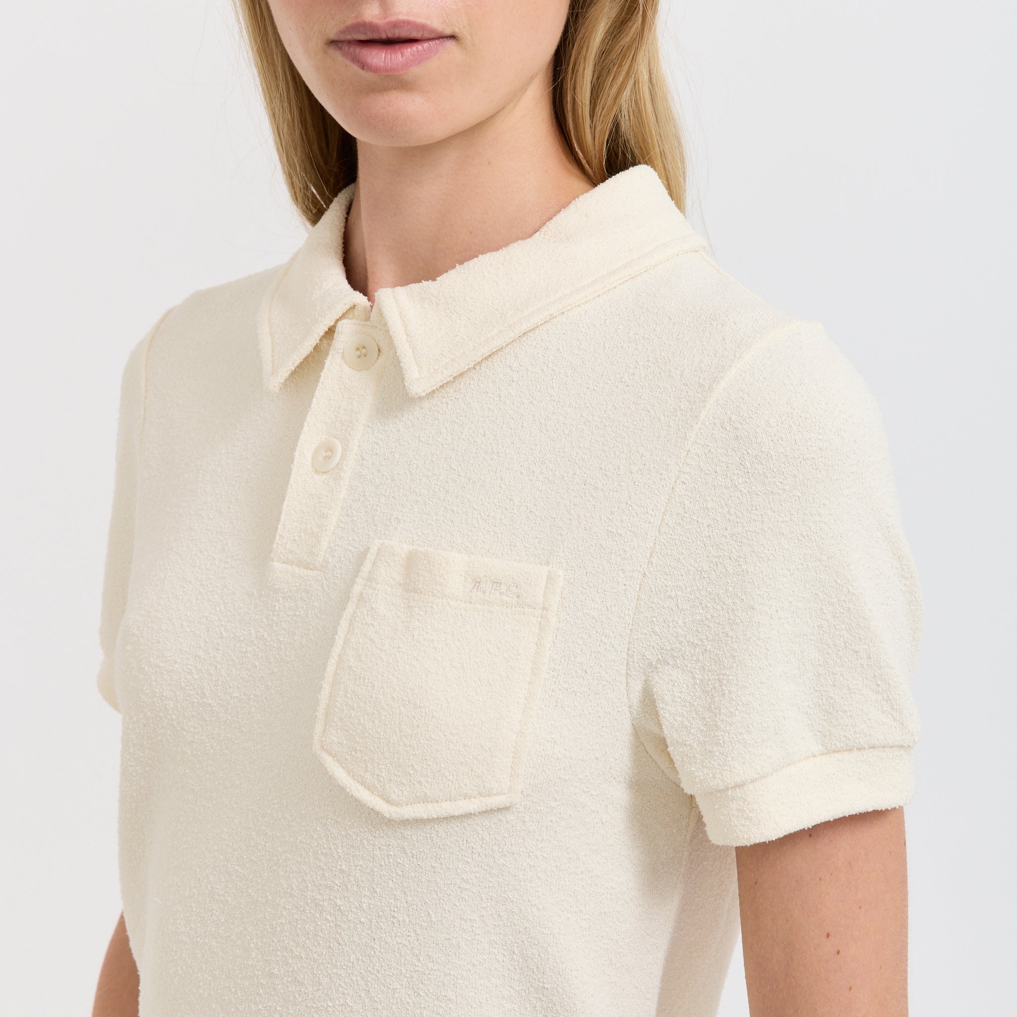 A.P.C. | Ella Polo Ecru | Maplestore