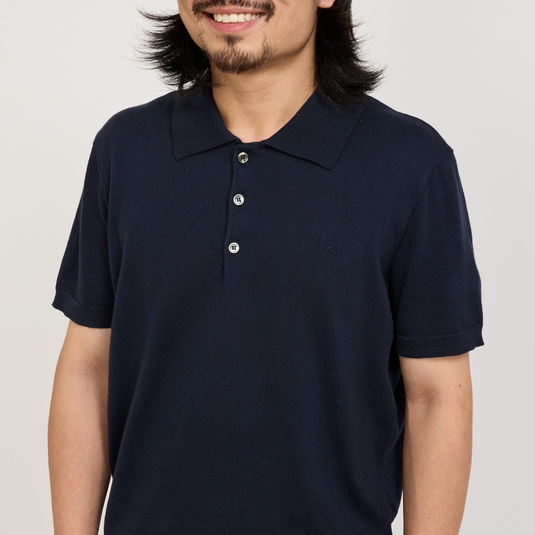 A.P.C. | Gregory Polo Dark Navy | Maplestore