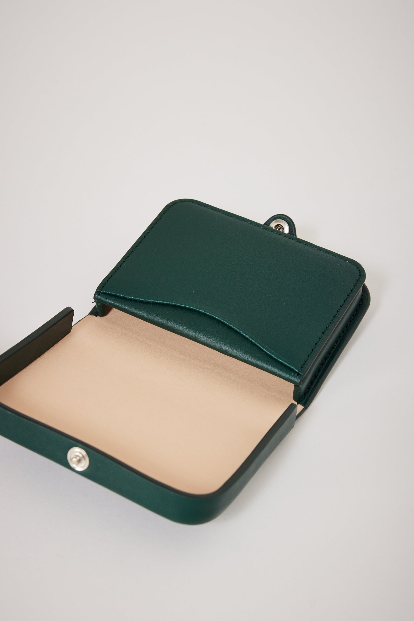 A.P.C. | Josh Coin Purse Bottle Green | Maplestore