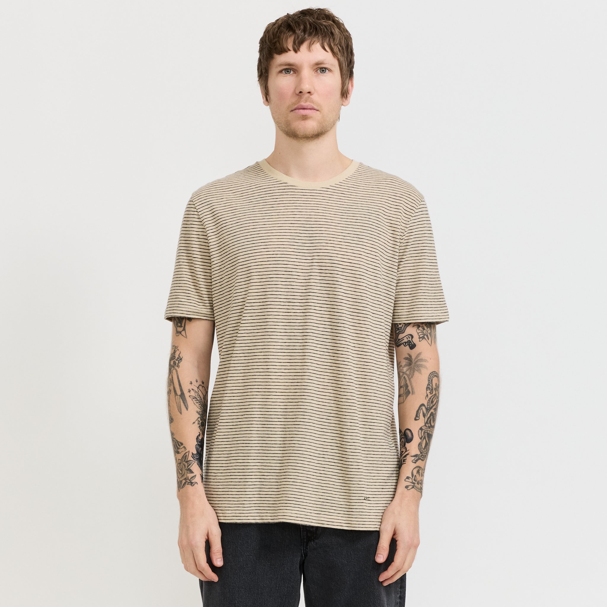 Julian T-Shirt Black Stripe