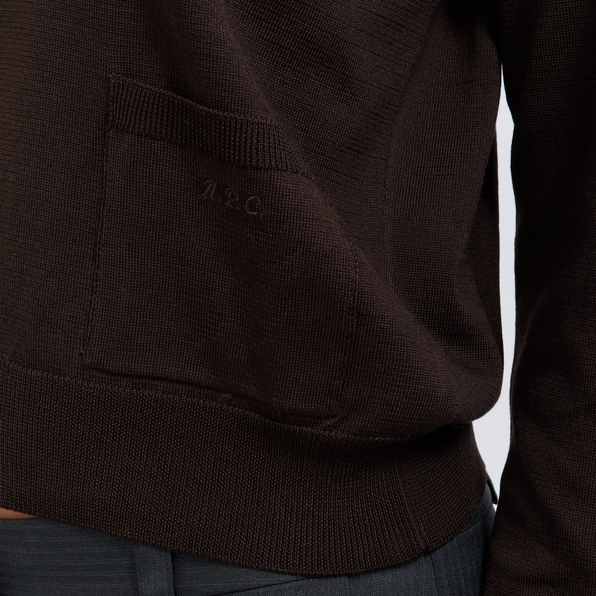 Leonie V-Neck Sweater Brown