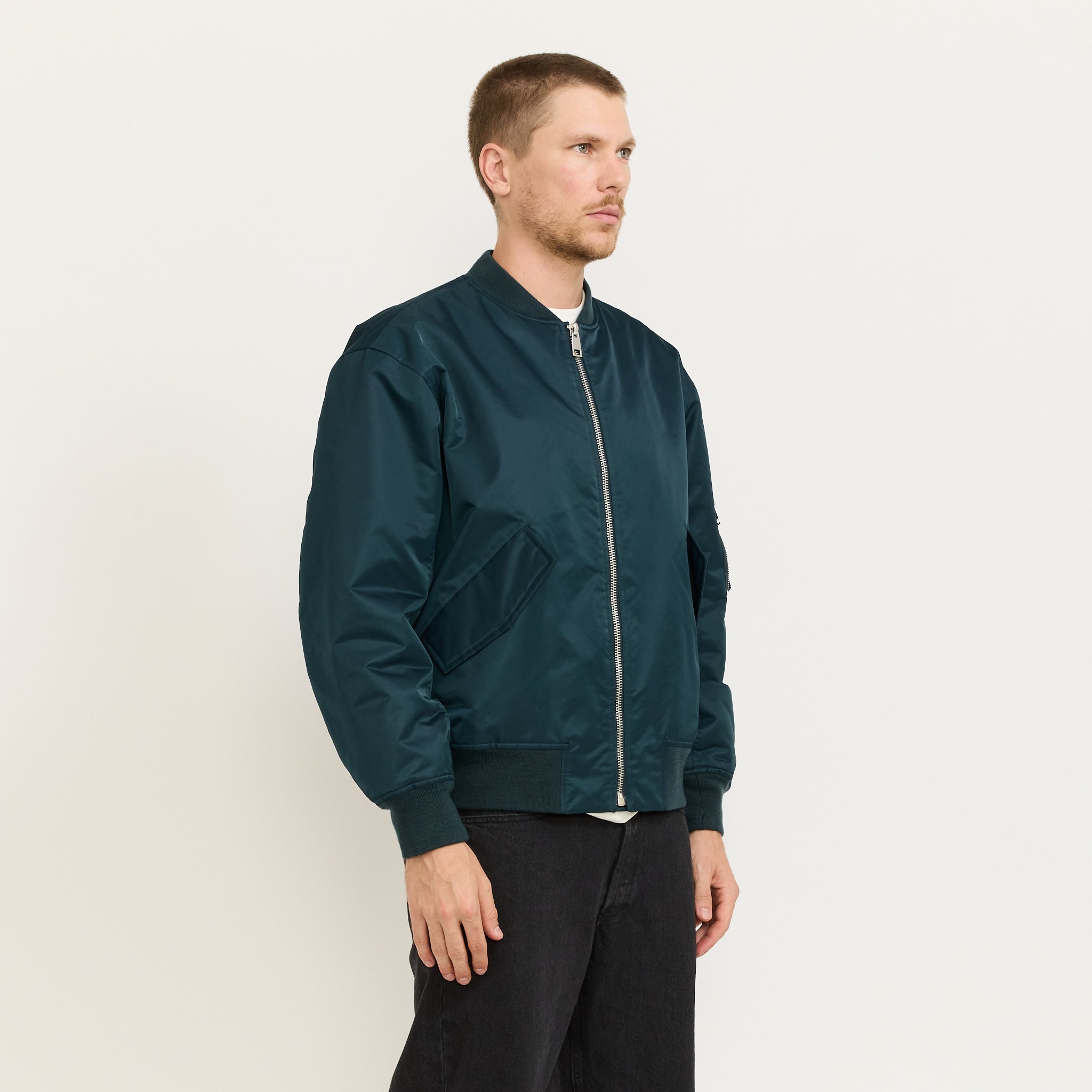 A.P.C. | Logan Jacket Petrol | Maplestore