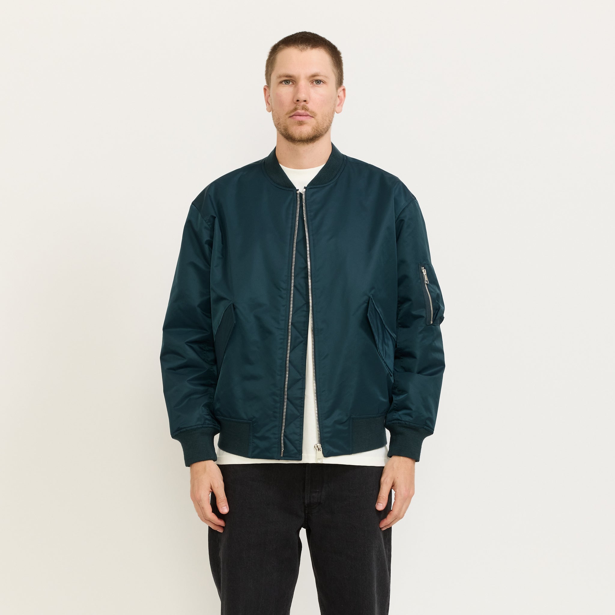 A.P.C. | Logan Jacket Petrol | Maplestore