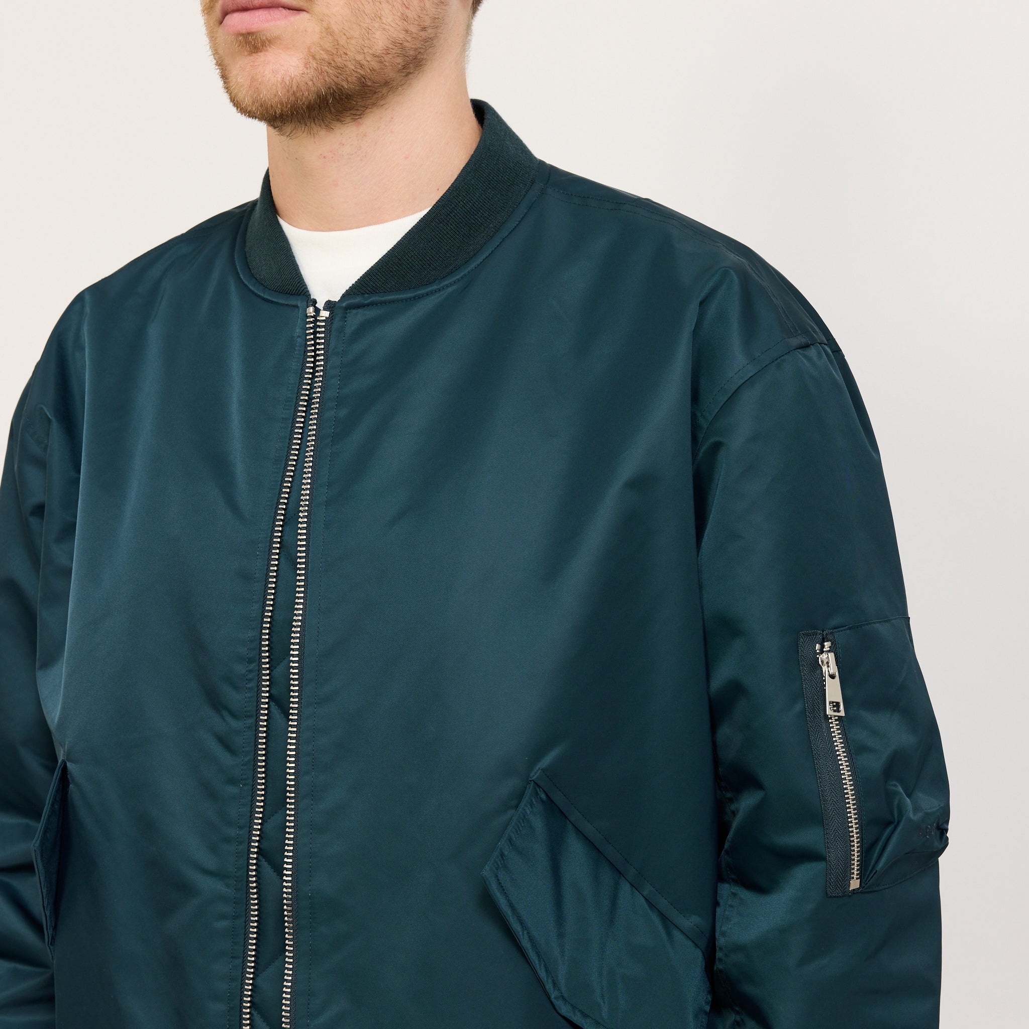 A.P.C. | Logan Jacket Petrol | Maplestore