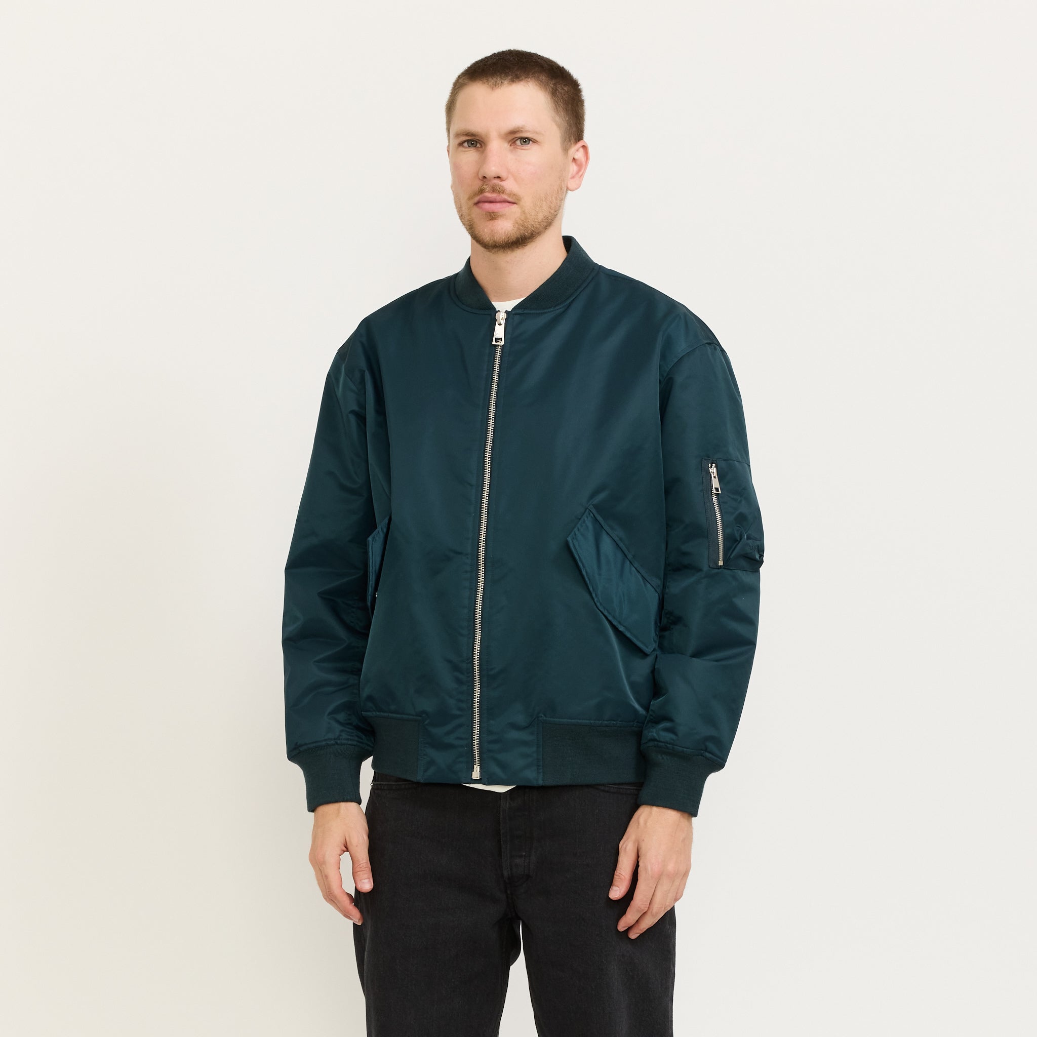 A.P.C. | Logan Jacket Petrol | Maplestore
