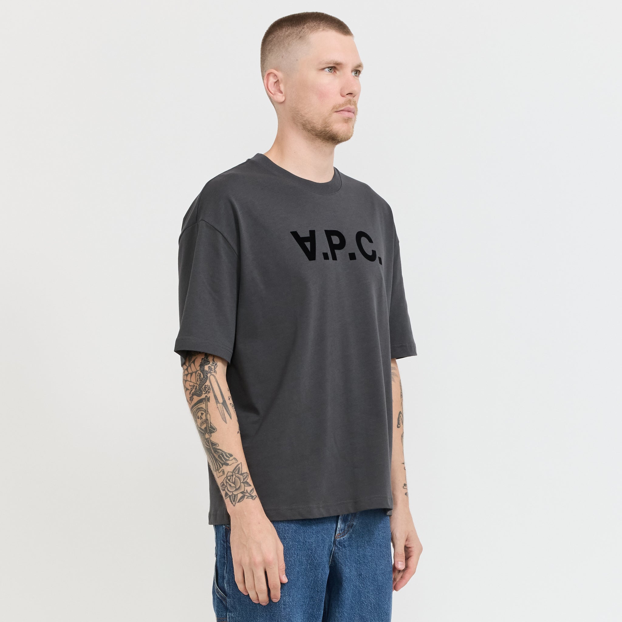 Oversized VPC T-Shirt Faded Black
