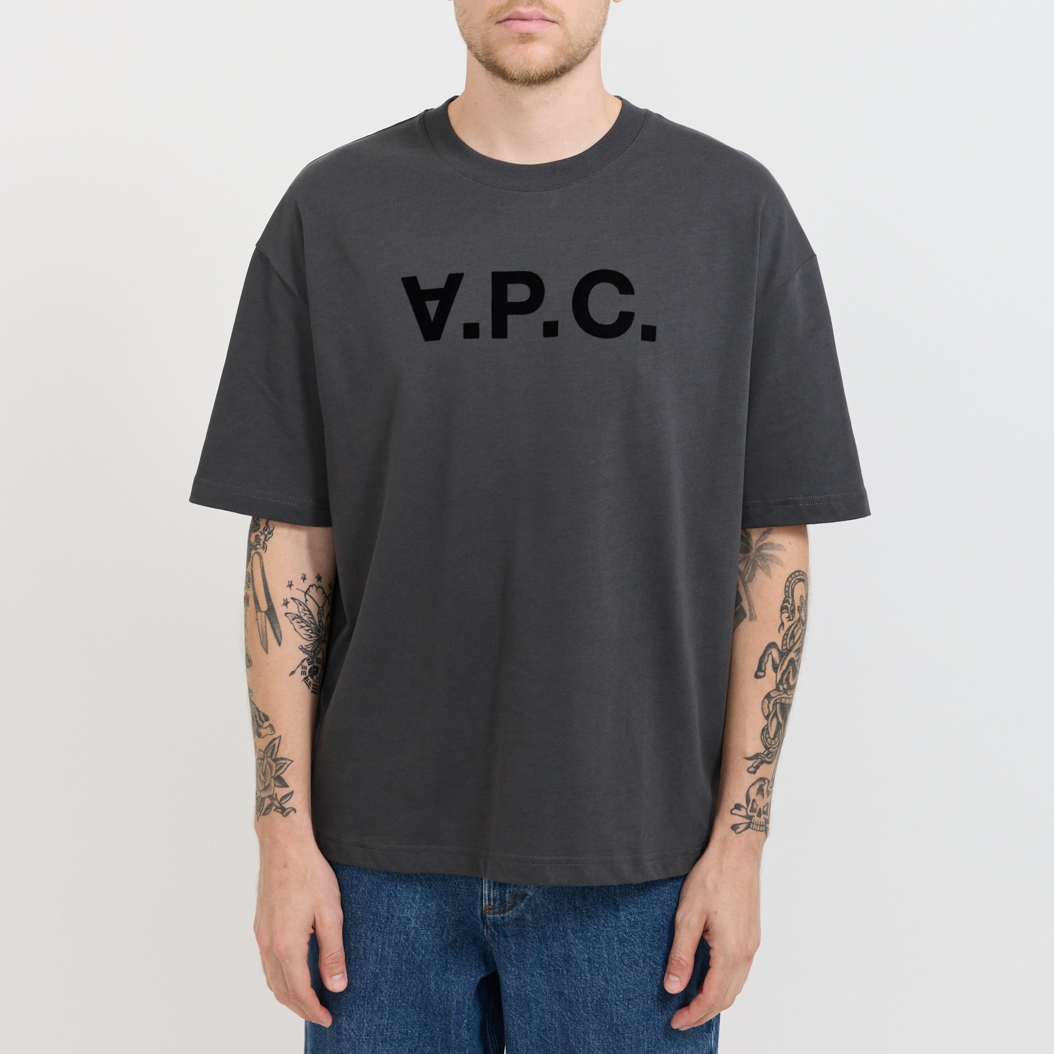 Oversized VPC T-Shirt Faded Black