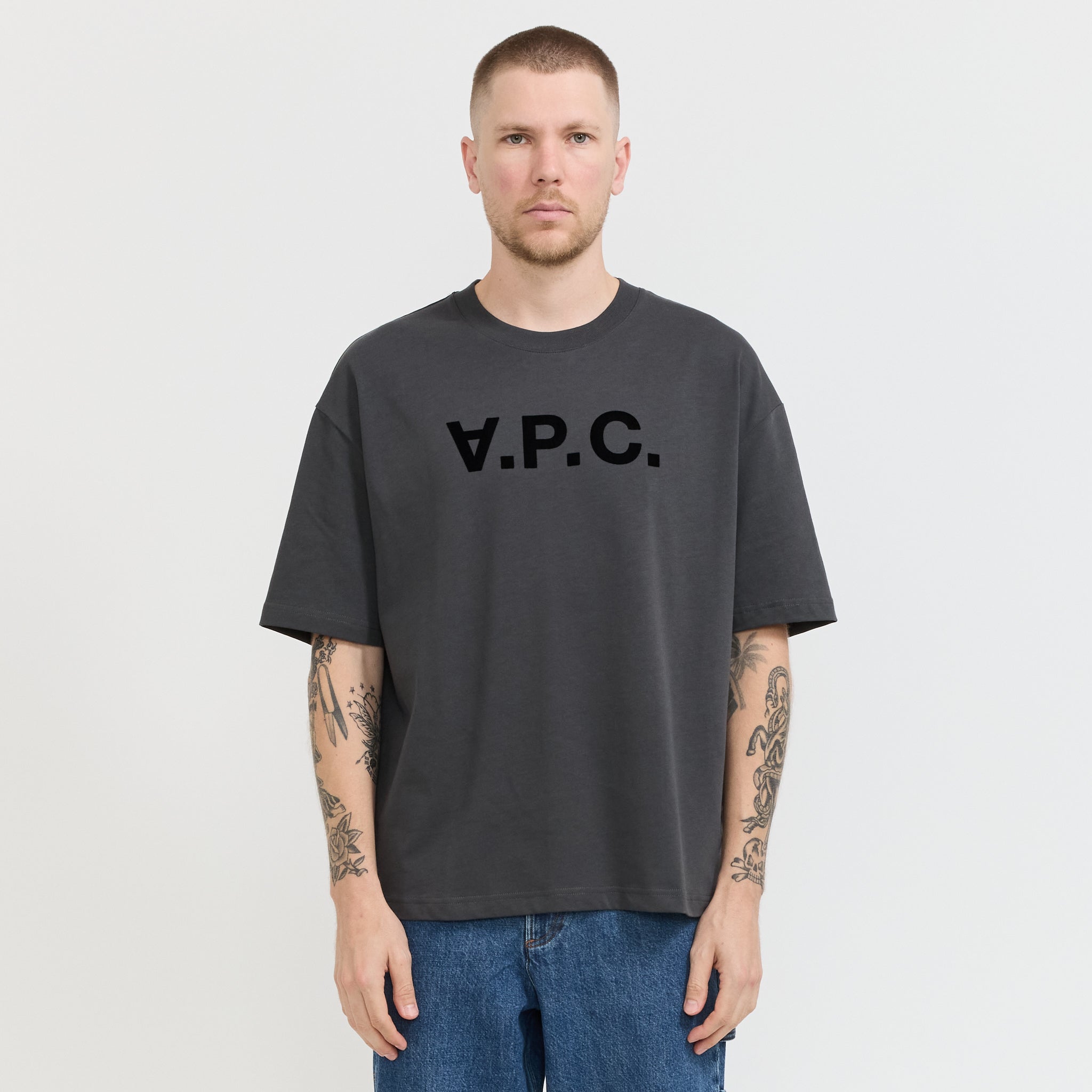 Oversized VPC T-Shirt Faded Black