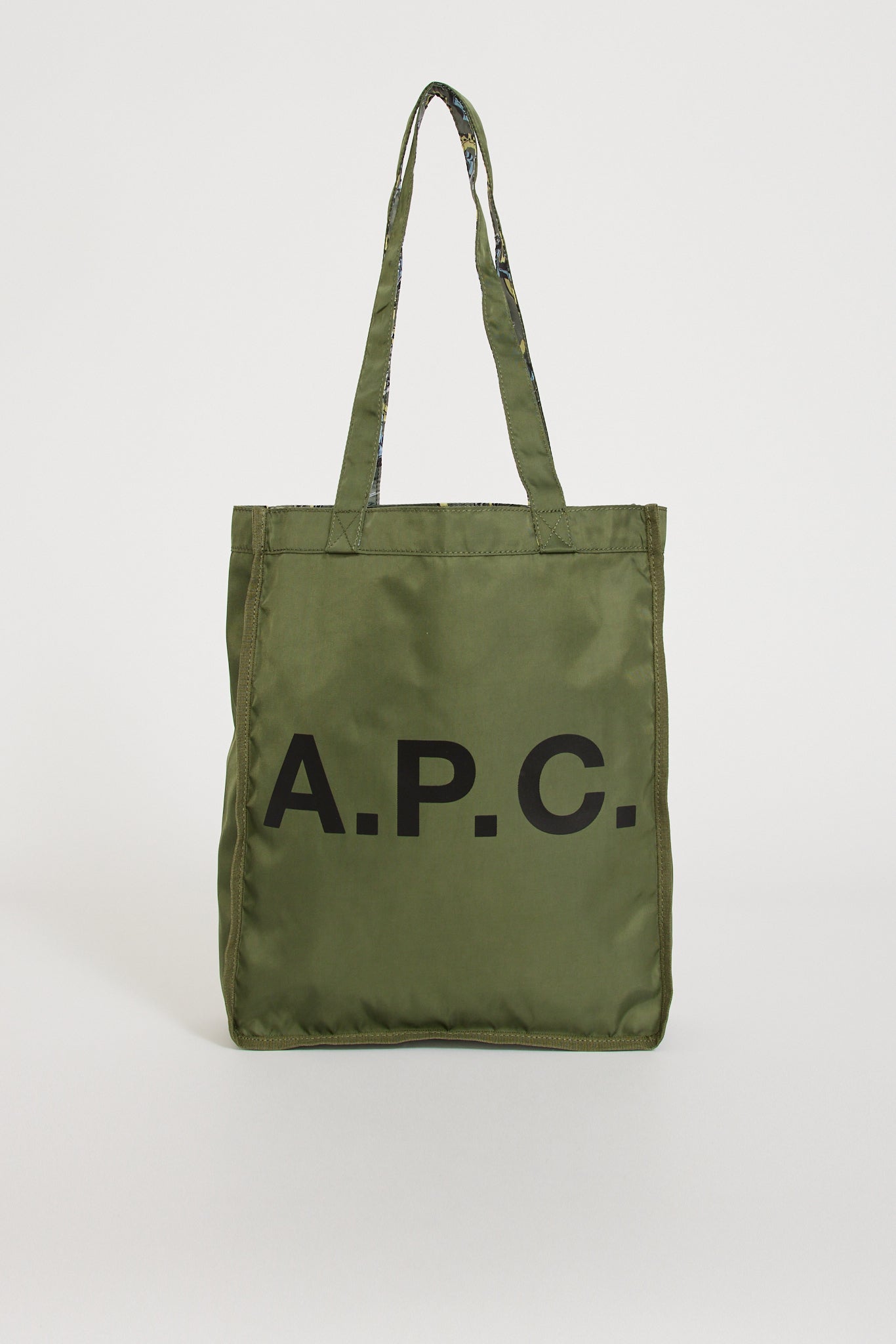 A.P.C. | Lou Reversible Tote Green | Maplestore