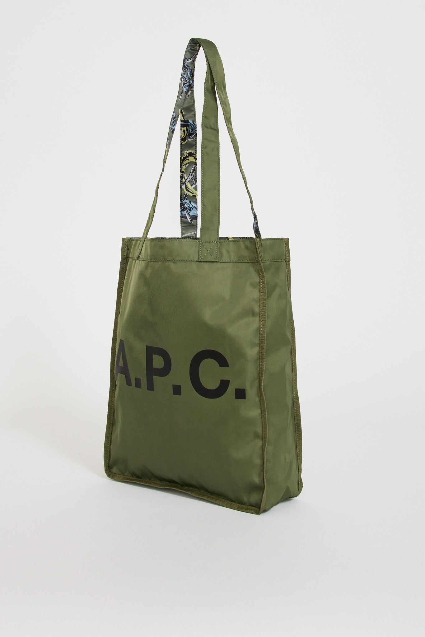 A.P.C. | Lou Reversible Tote Green | Maplestore