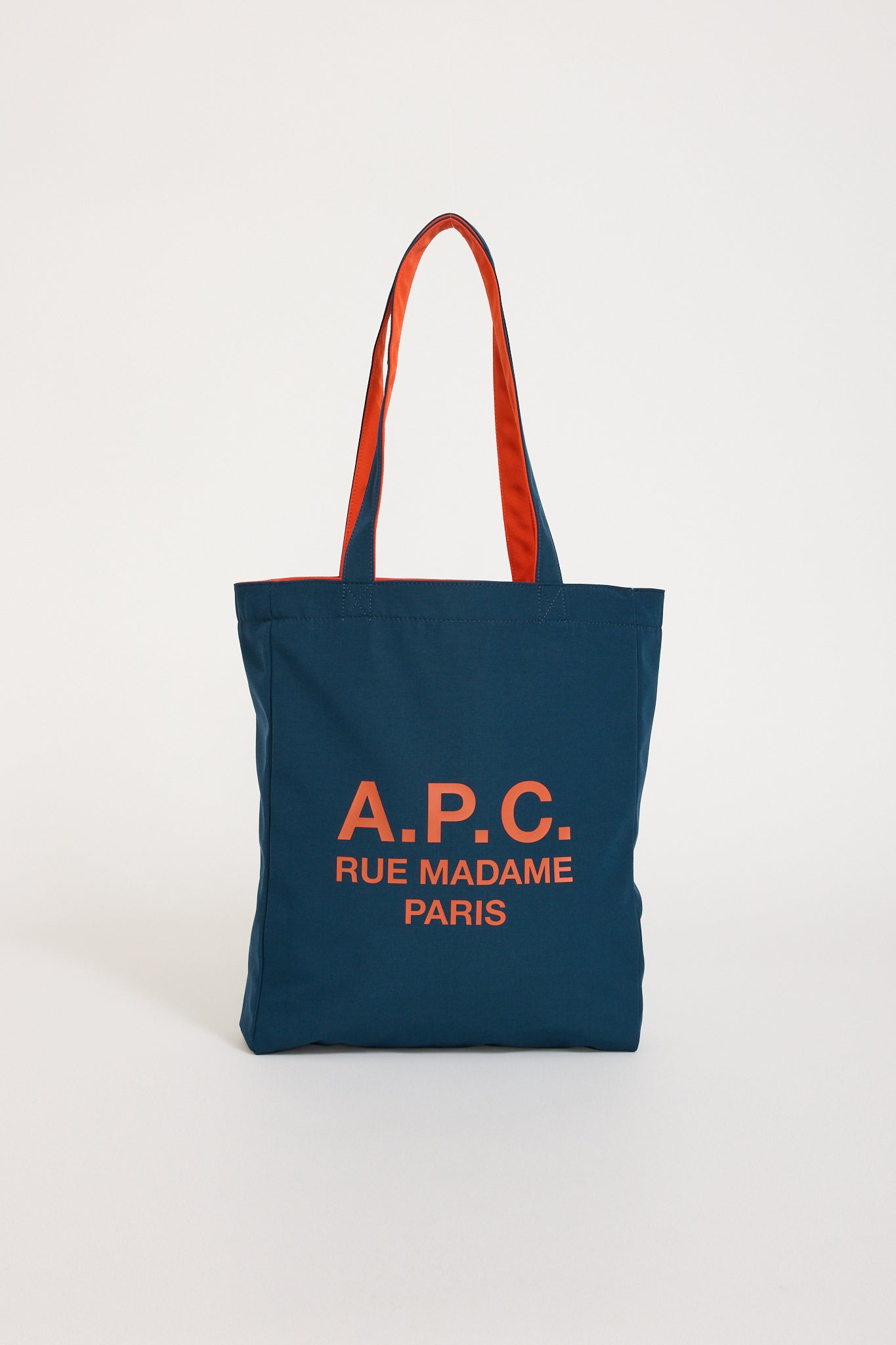 A.P.C. | Lou Rou Madame Reversible Tote Bag Petrol | Maplestore