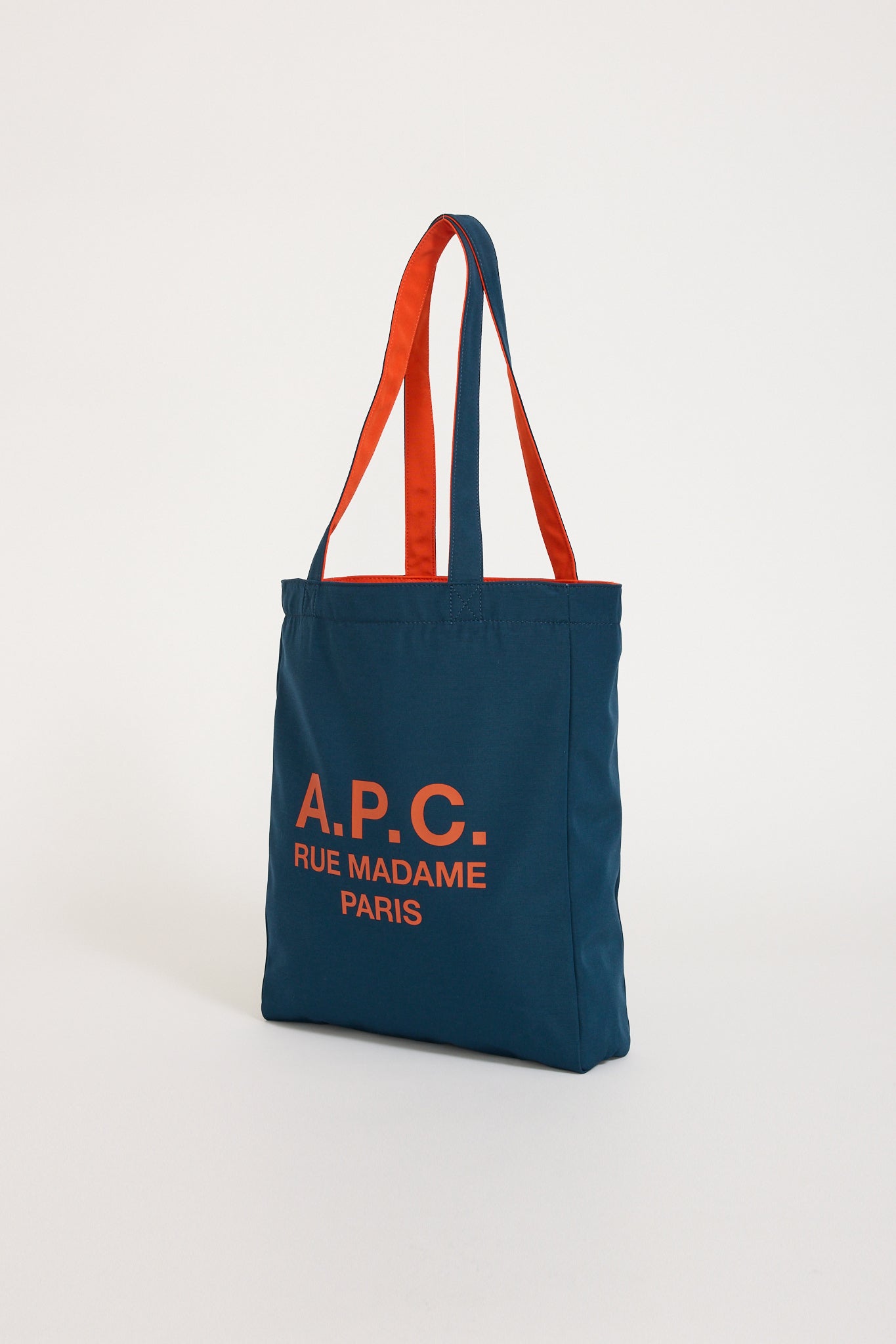A.P.C. | Lou Rou Madame Reversible Tote Bag Petrol | Maplestore