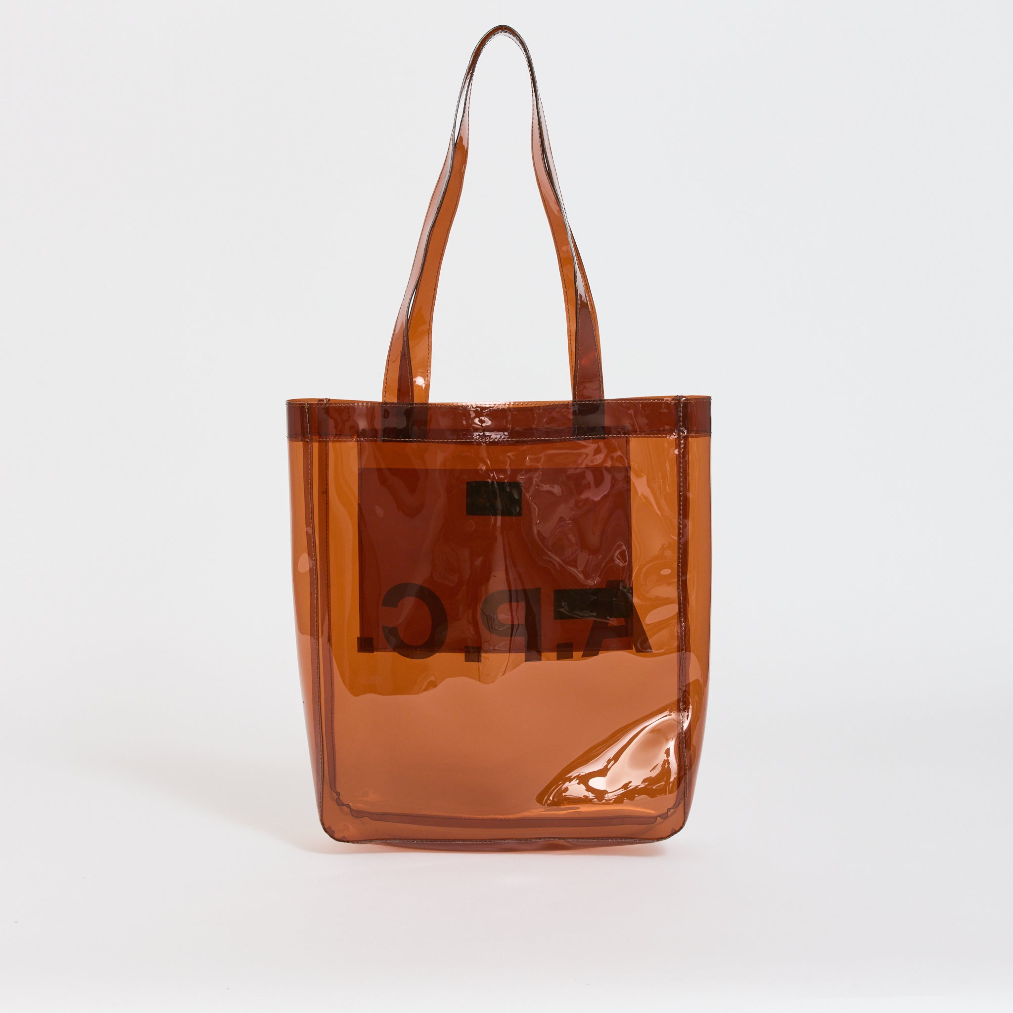 A.P.C. | Lou Tote Transparent Dark Brown | Maplestore