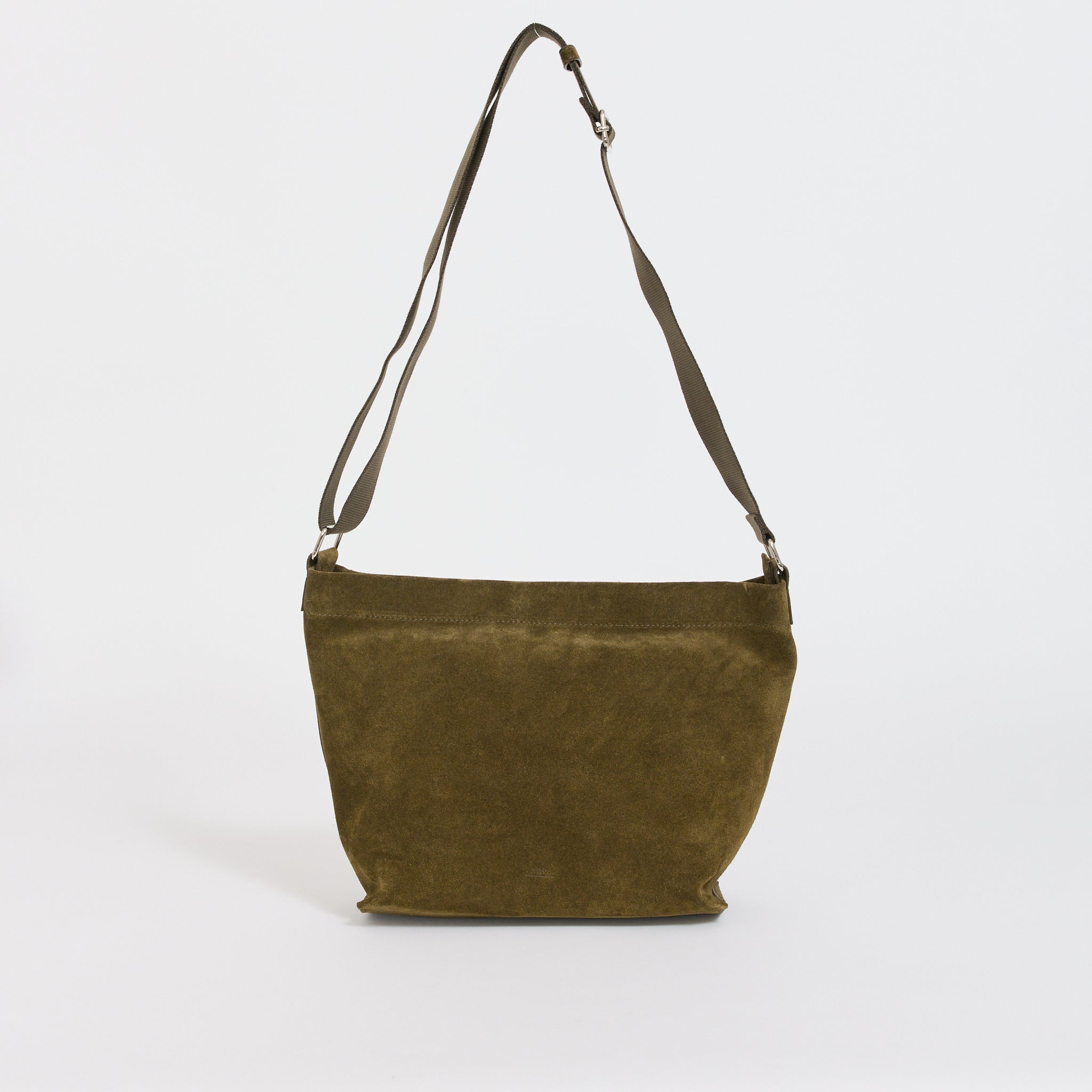 A.P.C. | Maiko Satchel Dark Khaki Suede | Maplestore