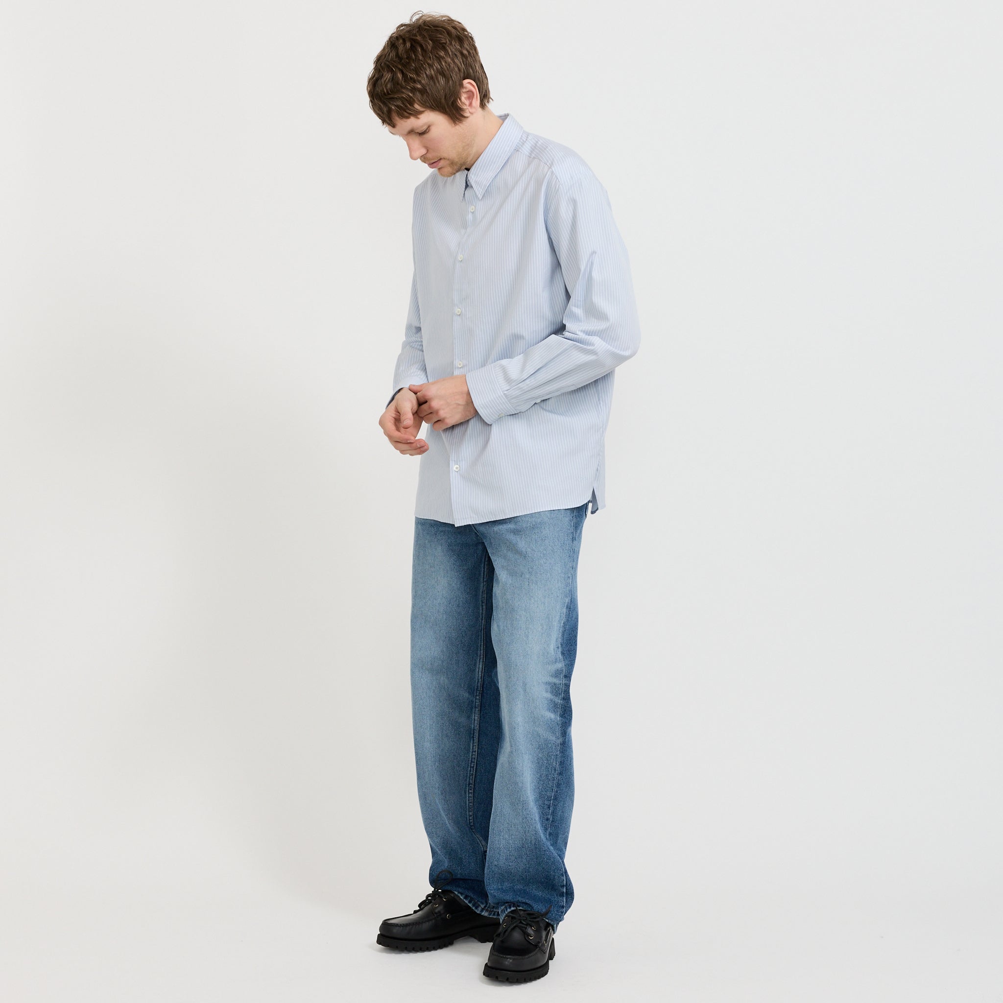 Malo Shirt Blue Grey