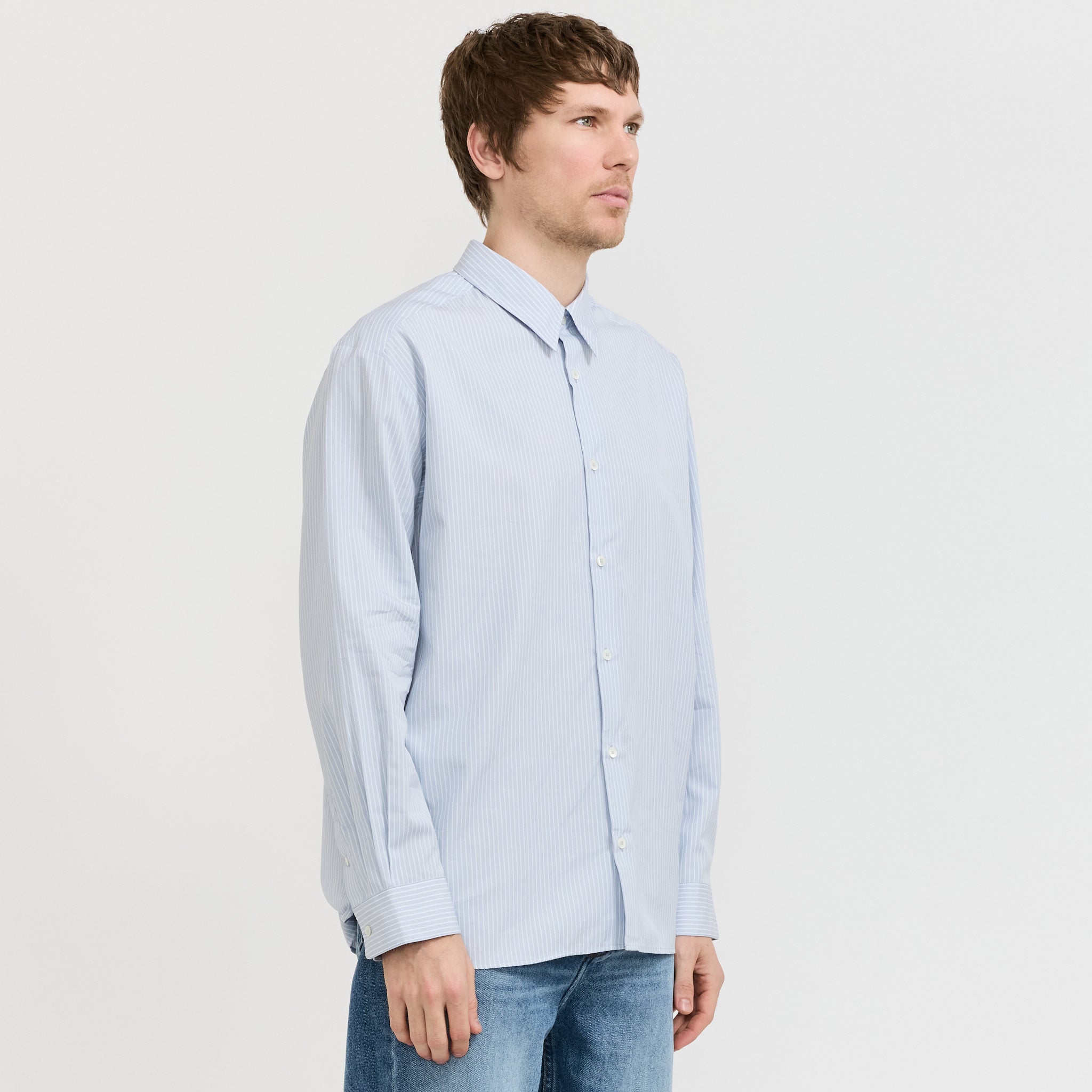 Malo Shirt Blue Grey