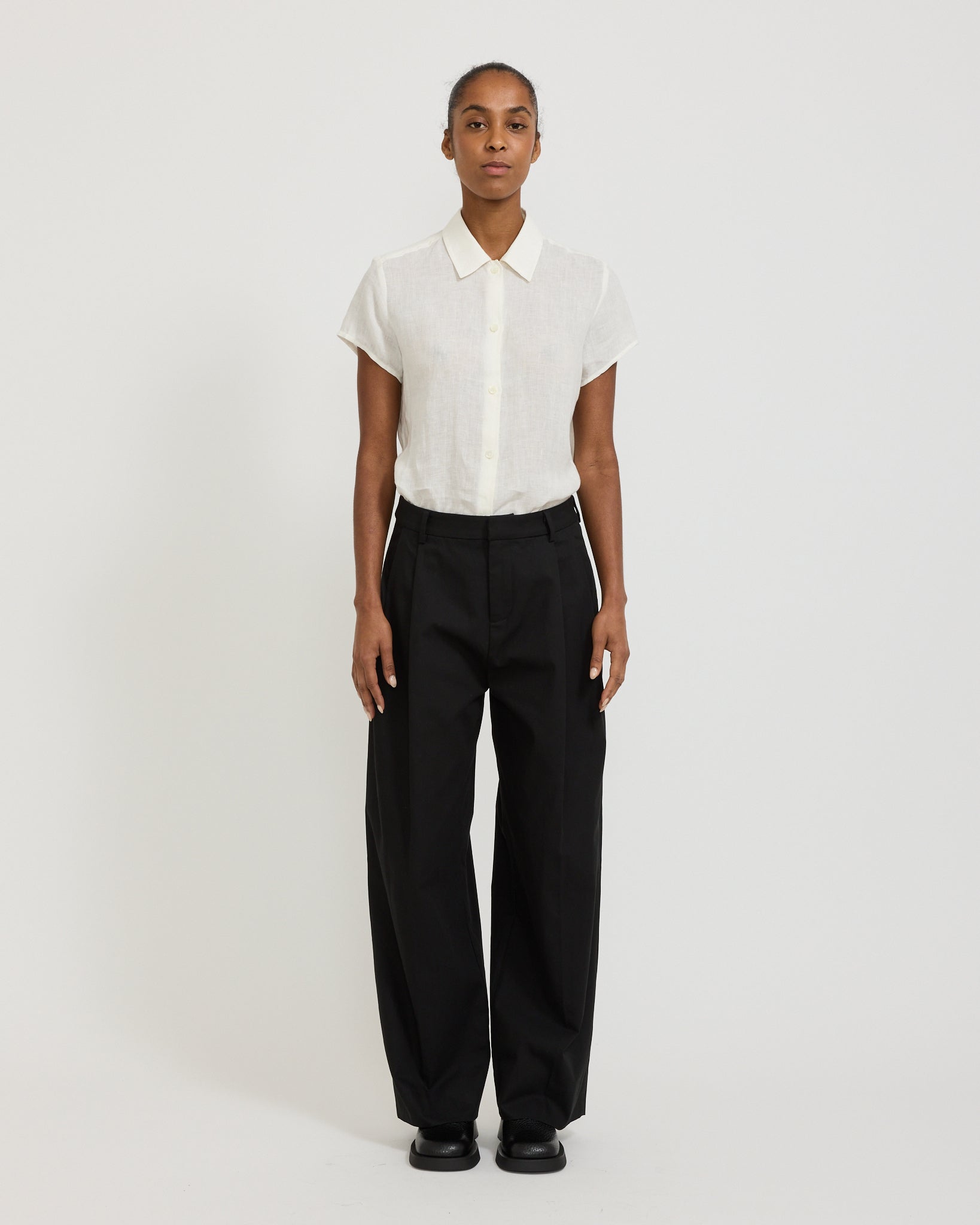 Marina Short Sleeve Shirt Off White