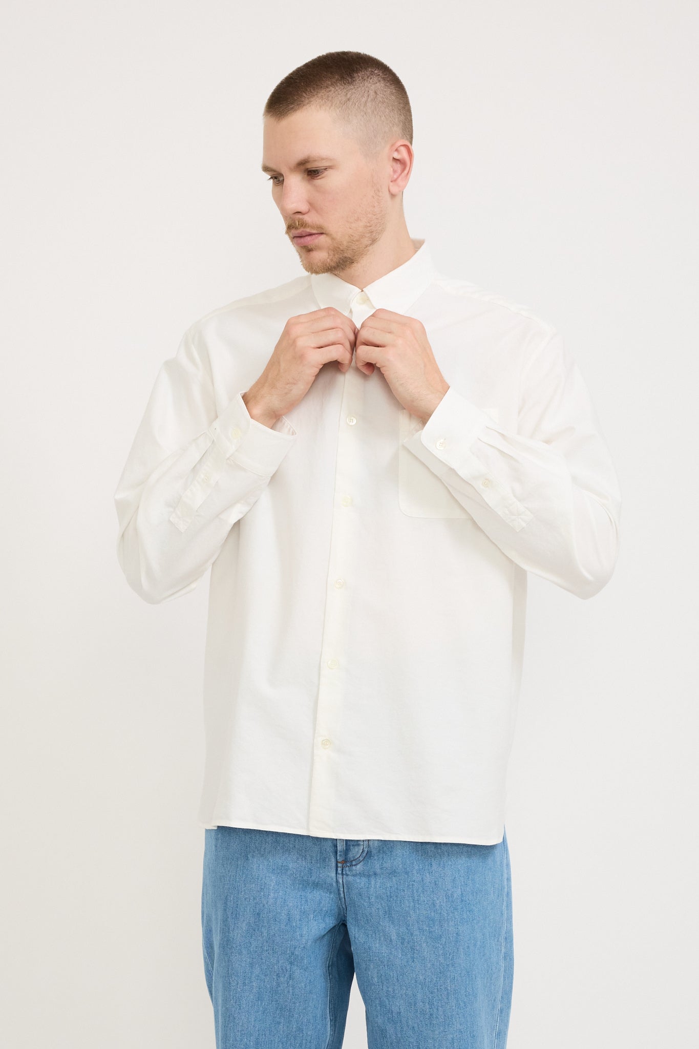 Mateo Logo Shirt Off White