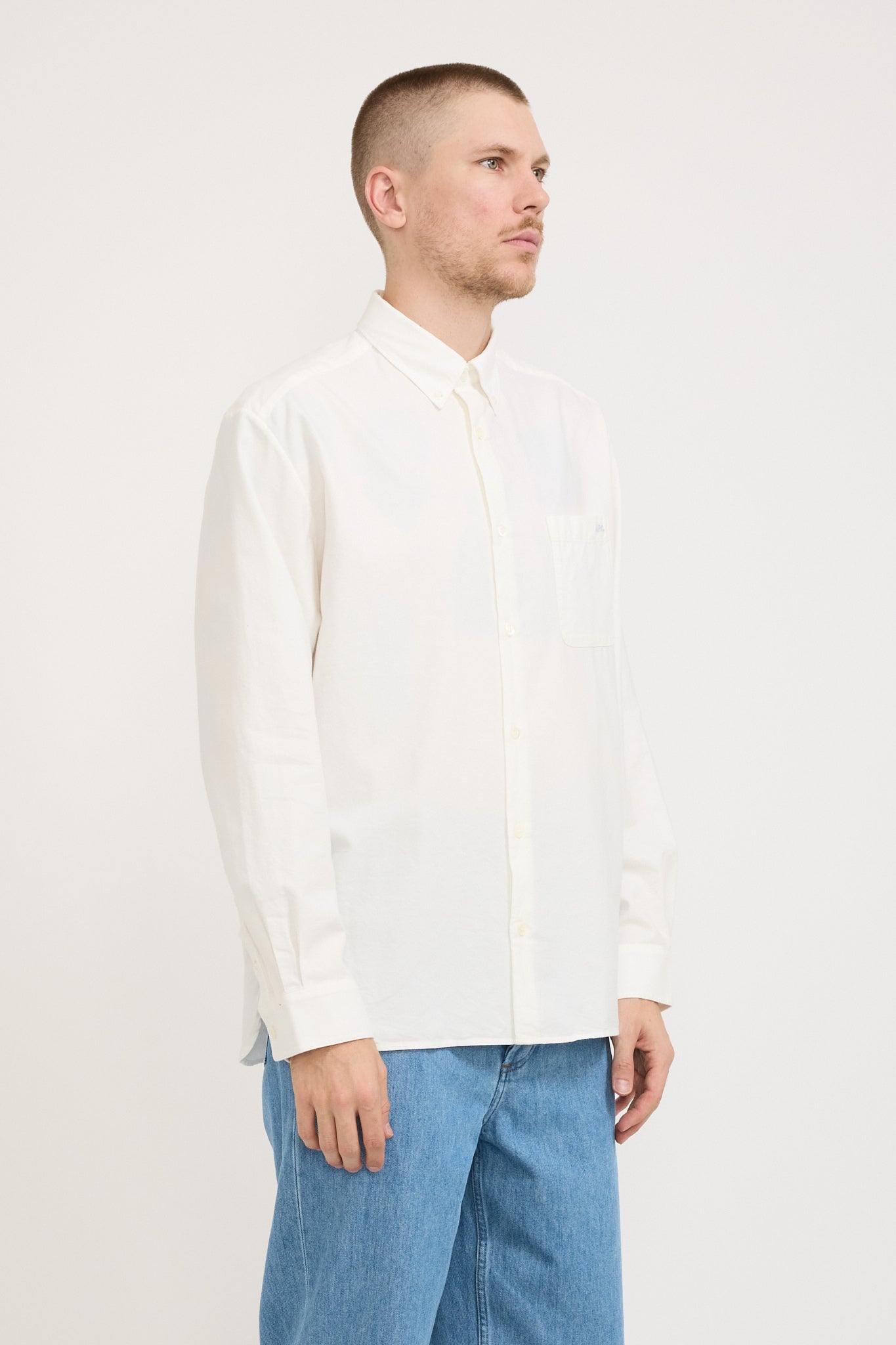 Mateo Logo Shirt Off White