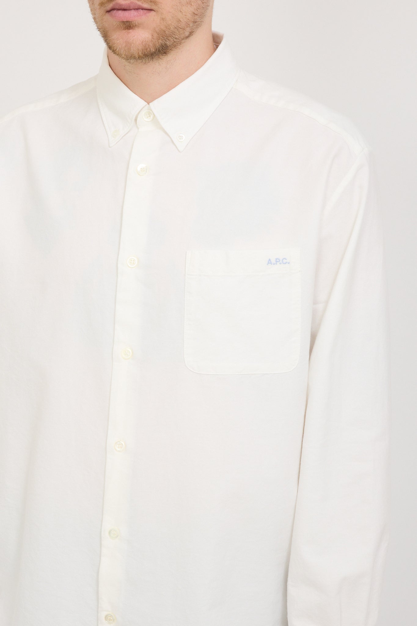 Mateo Logo Shirt Off White