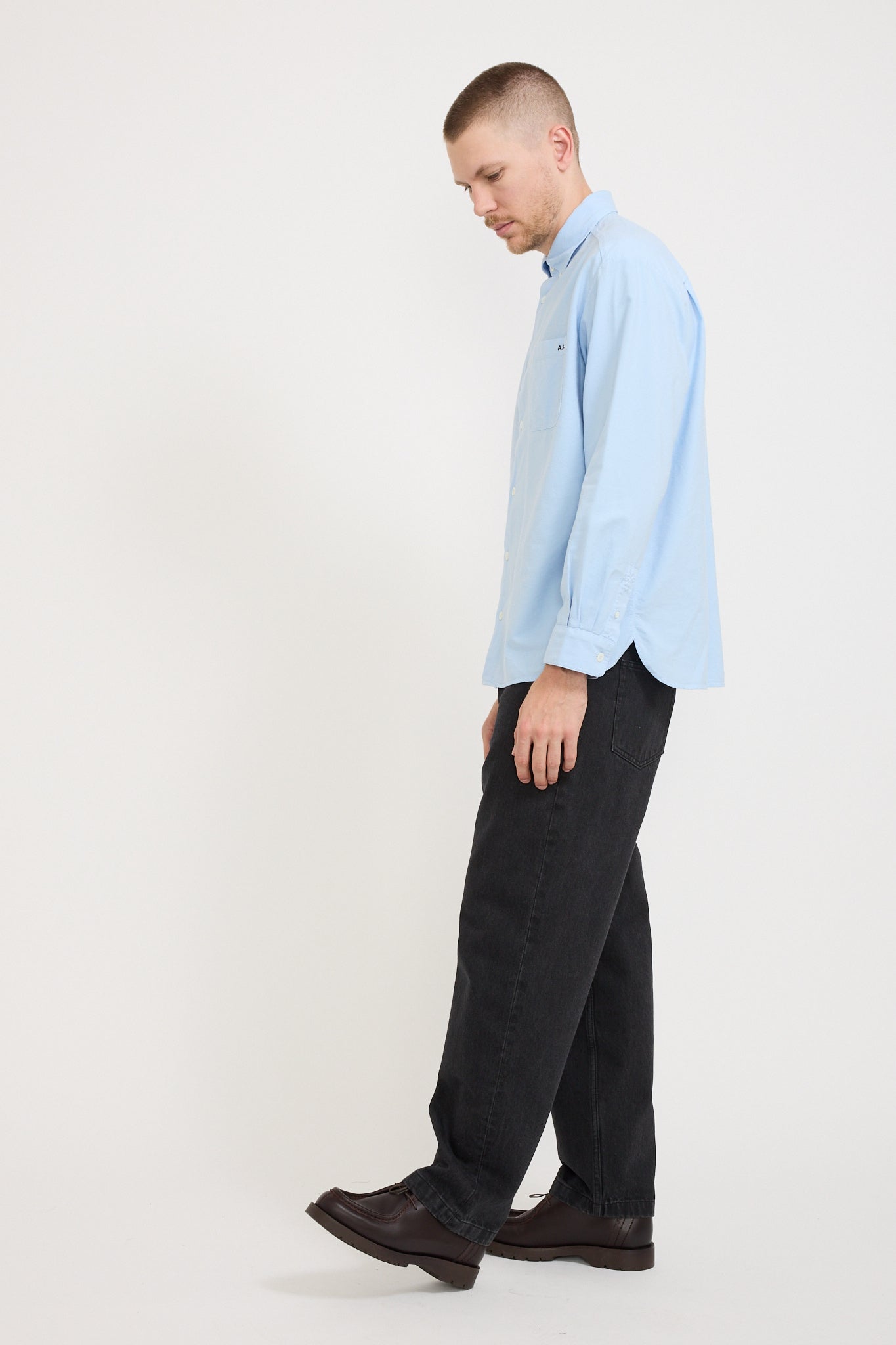 Mateo Logo Shirt Light Blue