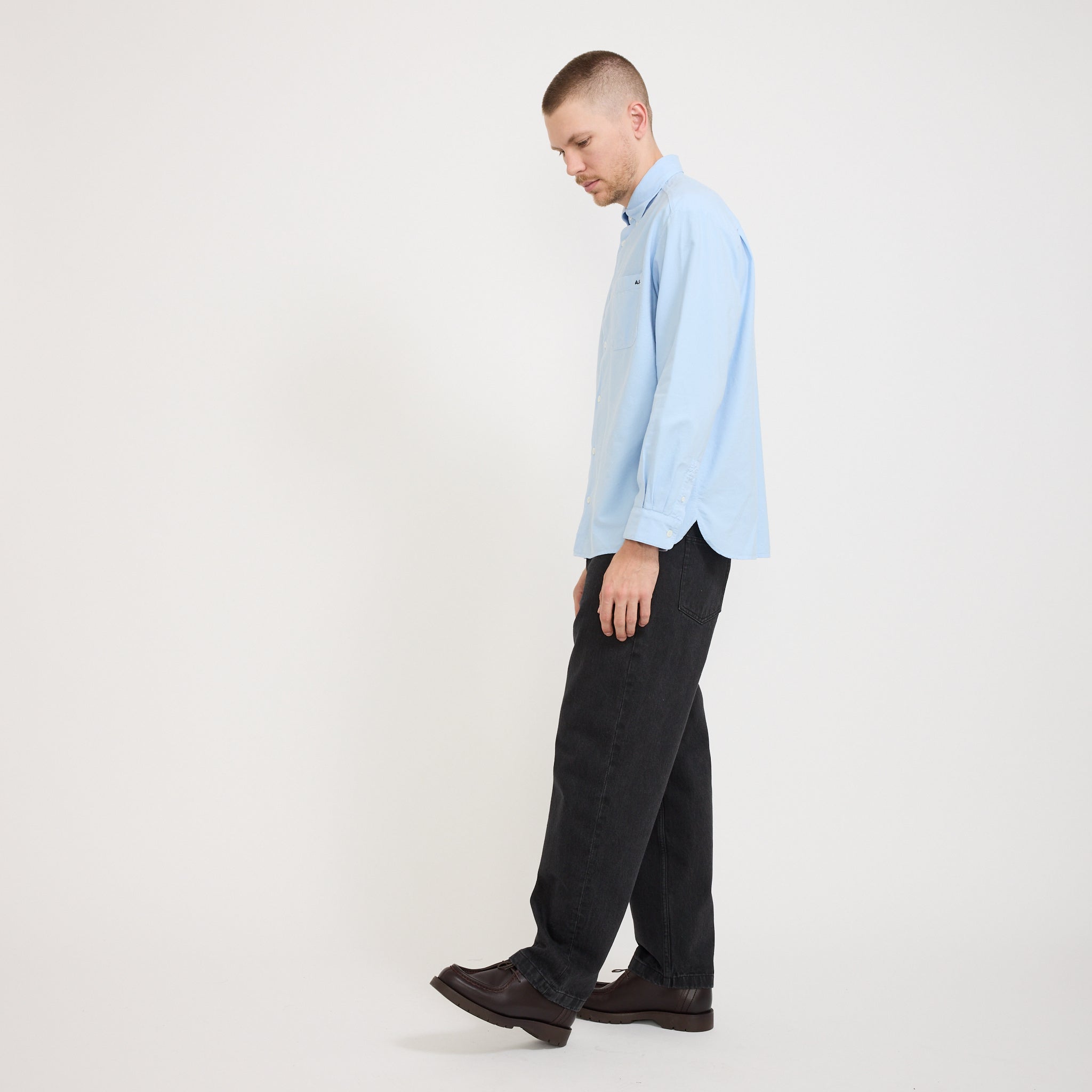 Mateo Logo Shirt Light Blue