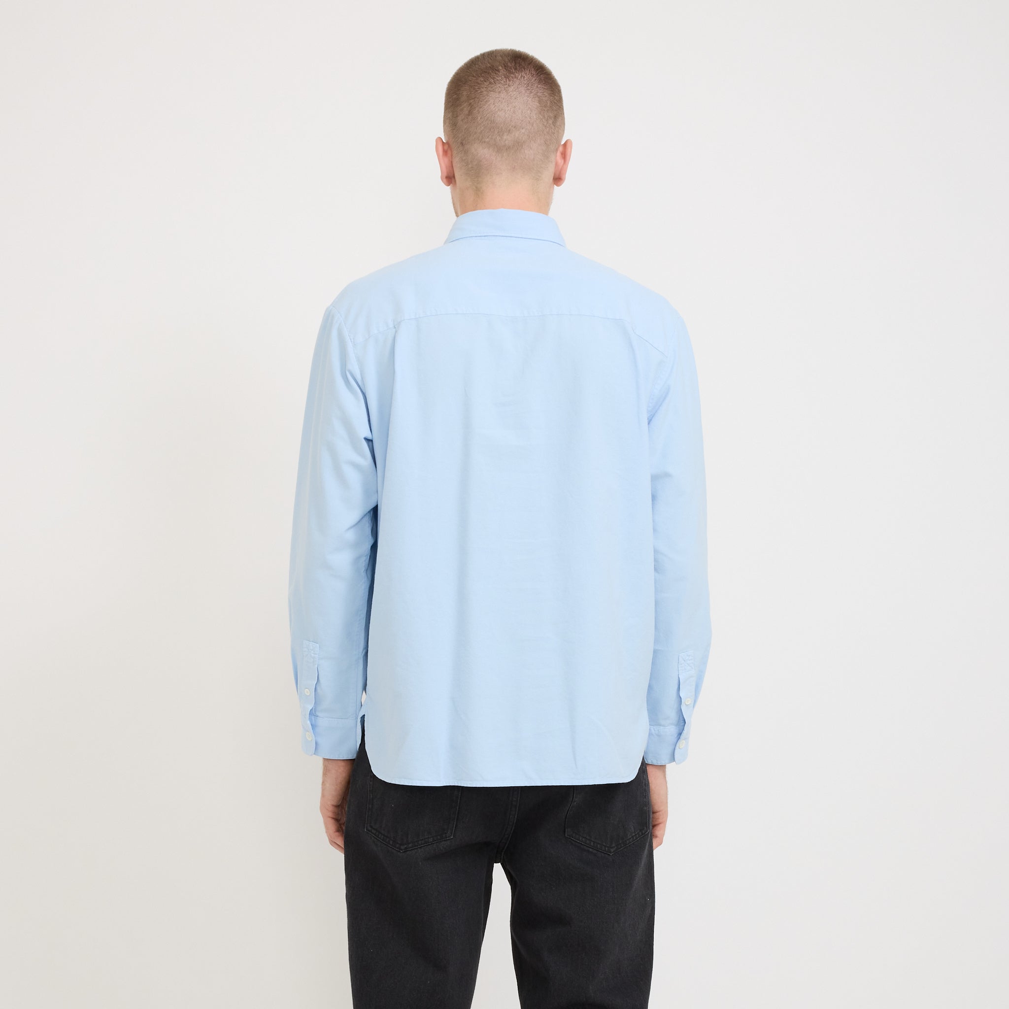 A.P.C. | Mateo Logo Shirt Light Blue | Maplestore
