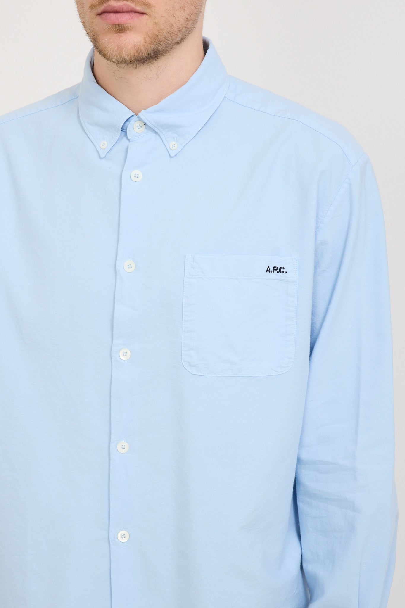 Mateo Logo Shirt Light Blue