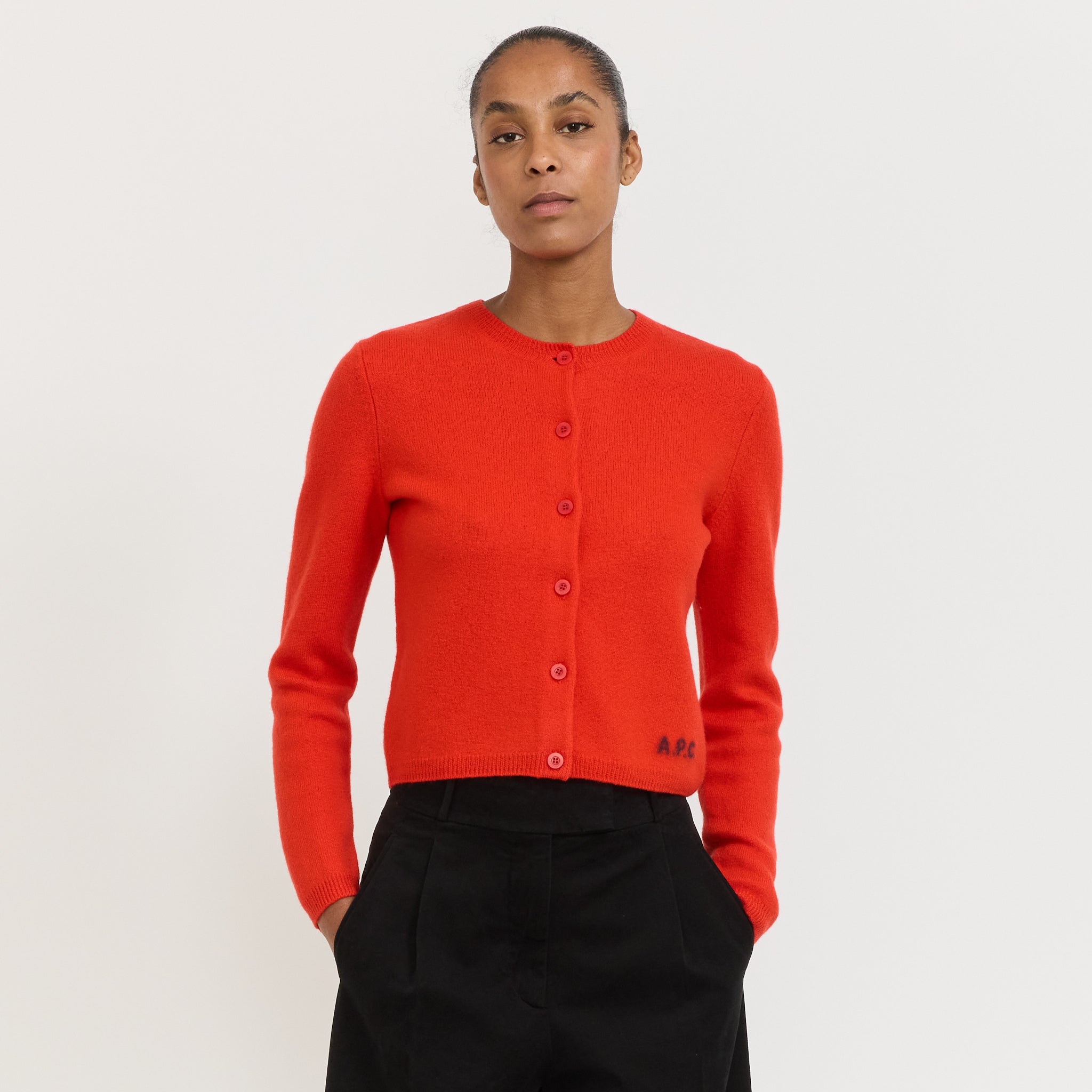 Mila Cardigan Rouge