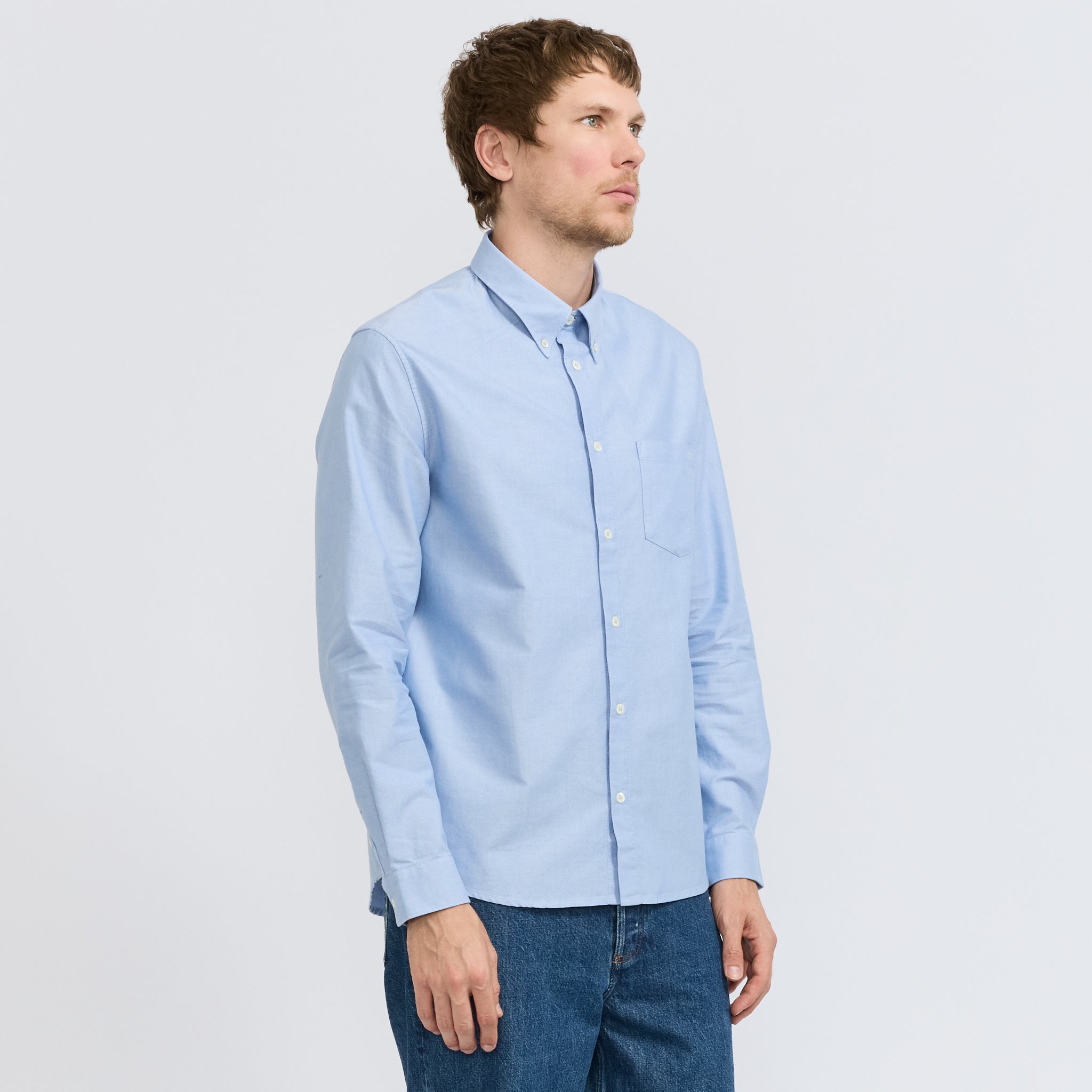 A.P.C. | New Greg Shirt Light Blue | Maplestore