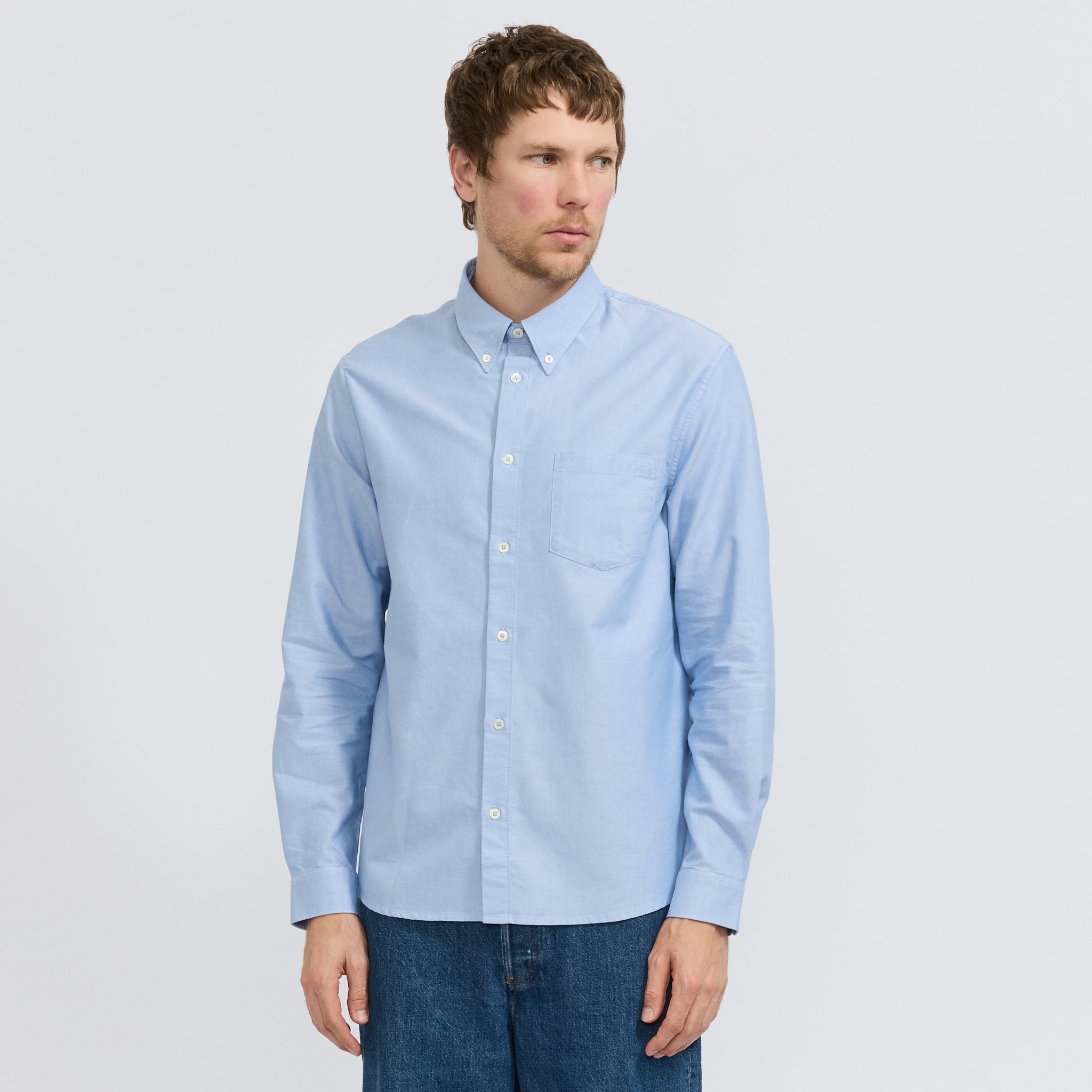 A.P.C. | New Greg Shirt Light Blue | Maplestore